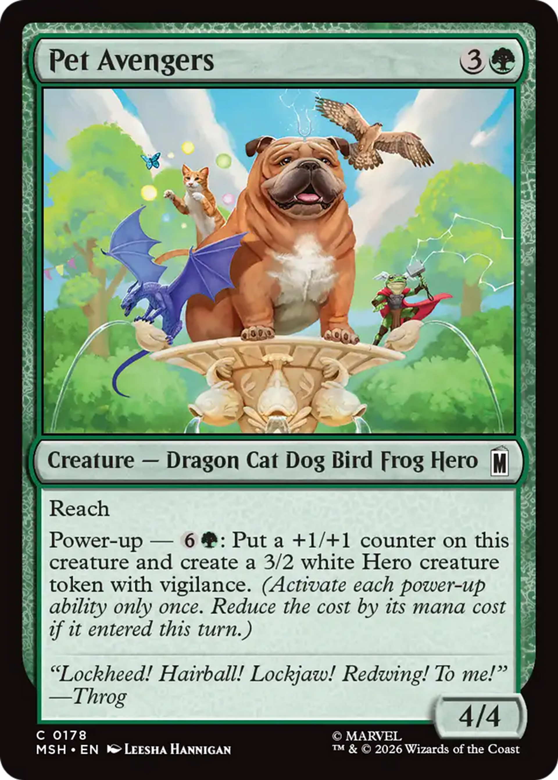 Pet Avengers — Marvel Super Heroes — Magic: The Gathering