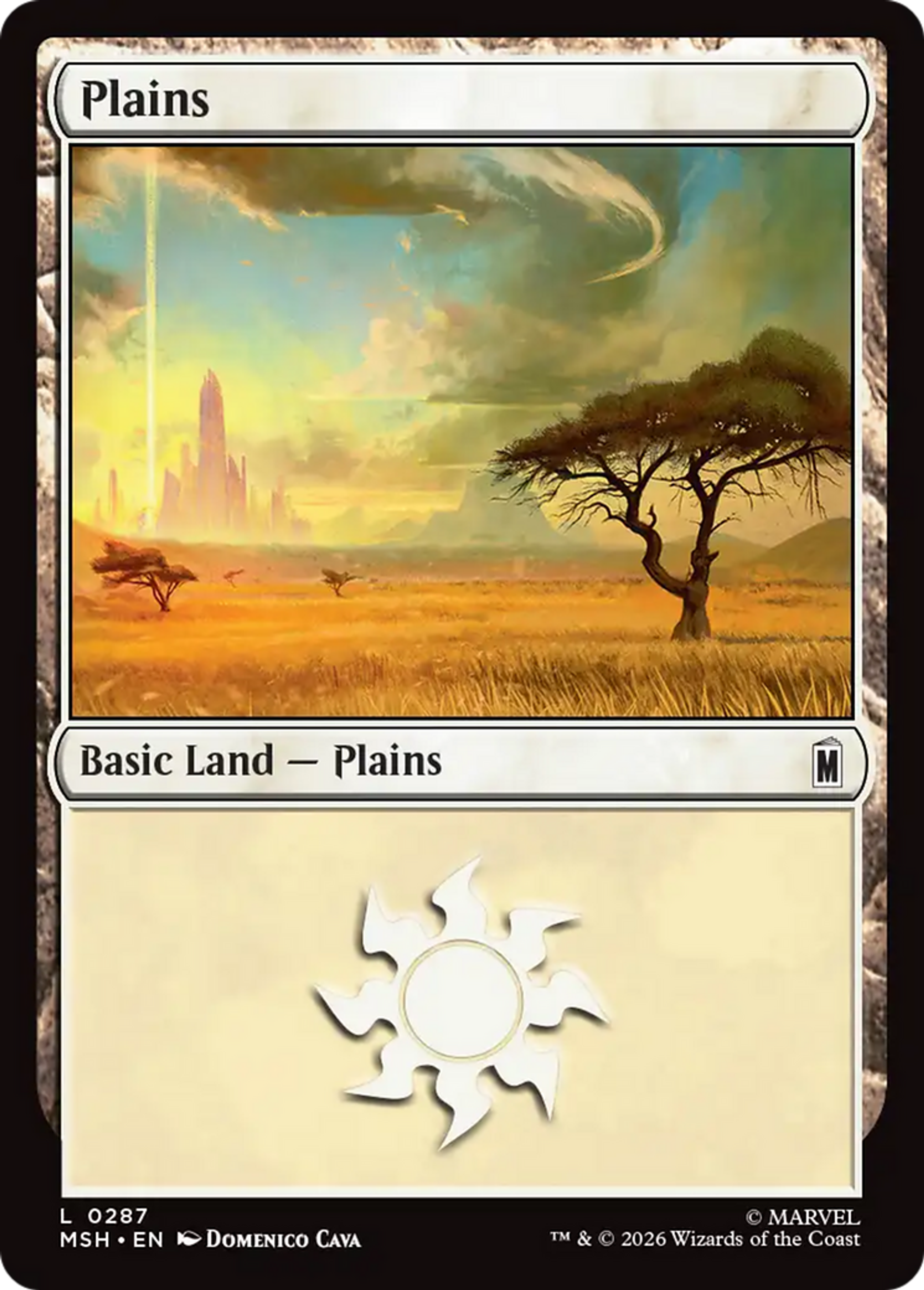 Plains — Marvel Super Heroes — Magic: The Gathering