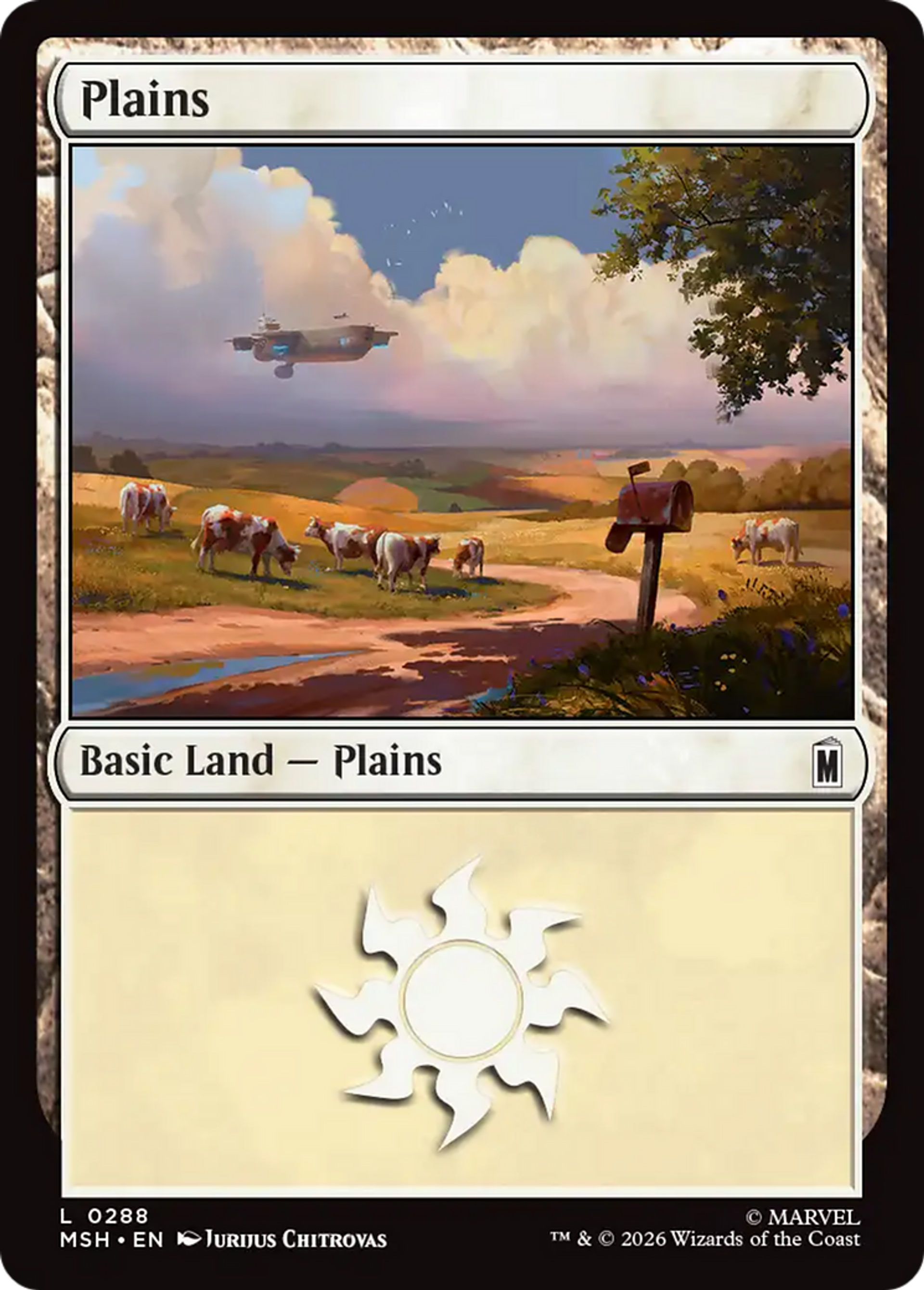 Plains — Marvel Super Heroes — Magic: The Gathering