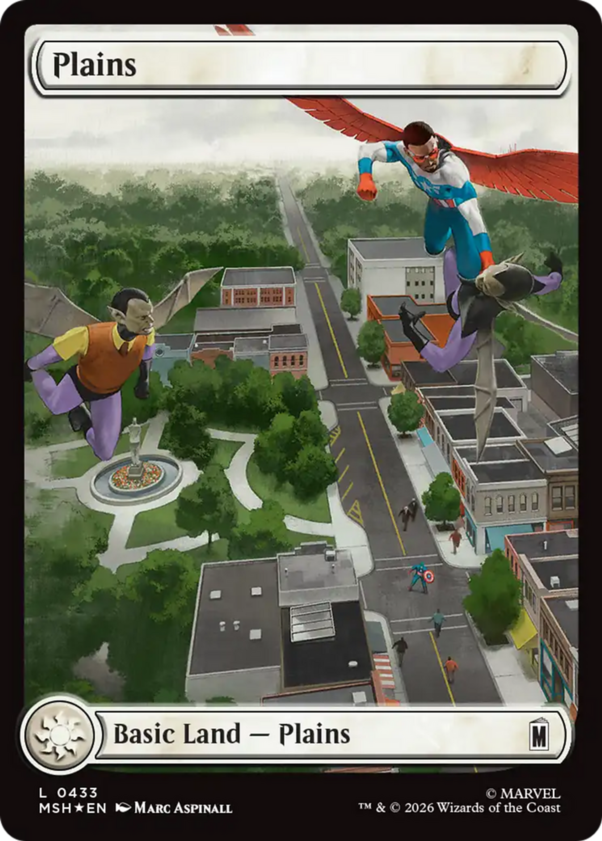 Plains — Marvel Super Heroes — Magic: The Gathering