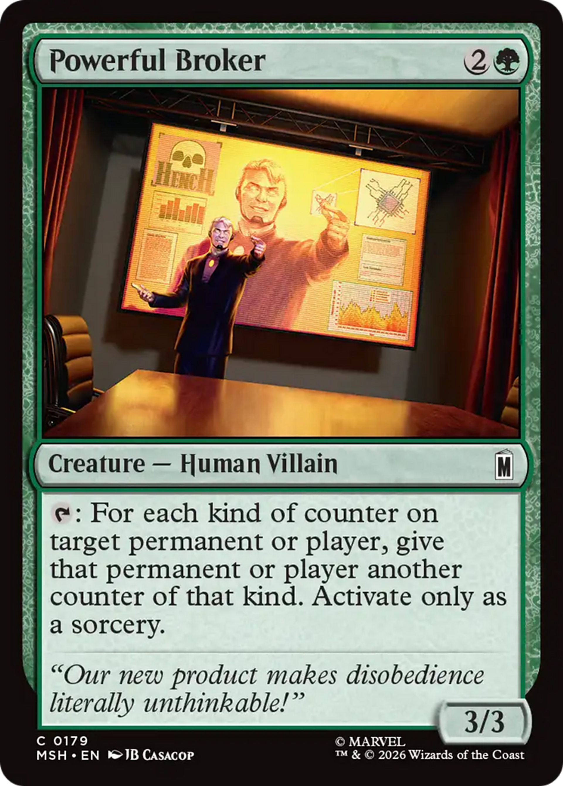Courtier puissant — Marvel Super Heroes — Magic: The Gathering