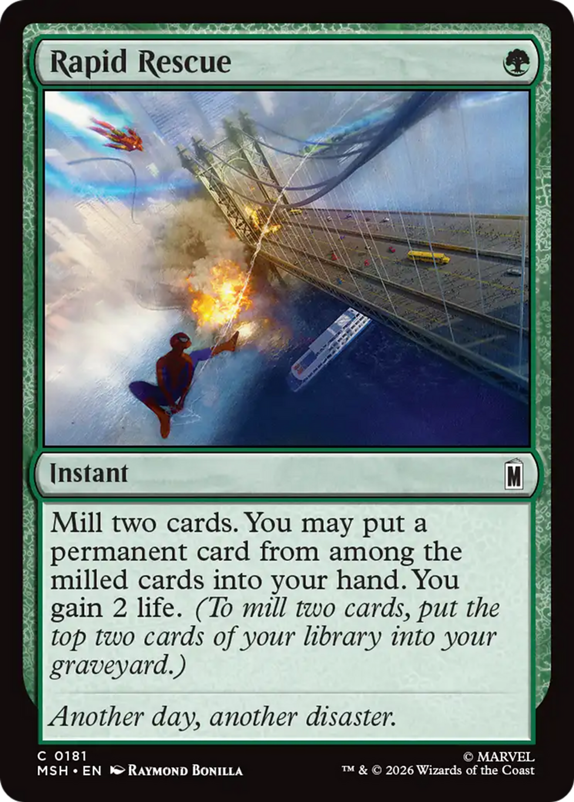 Sauvetage rapide — Marvel Super Heroes — Magic: The Gathering