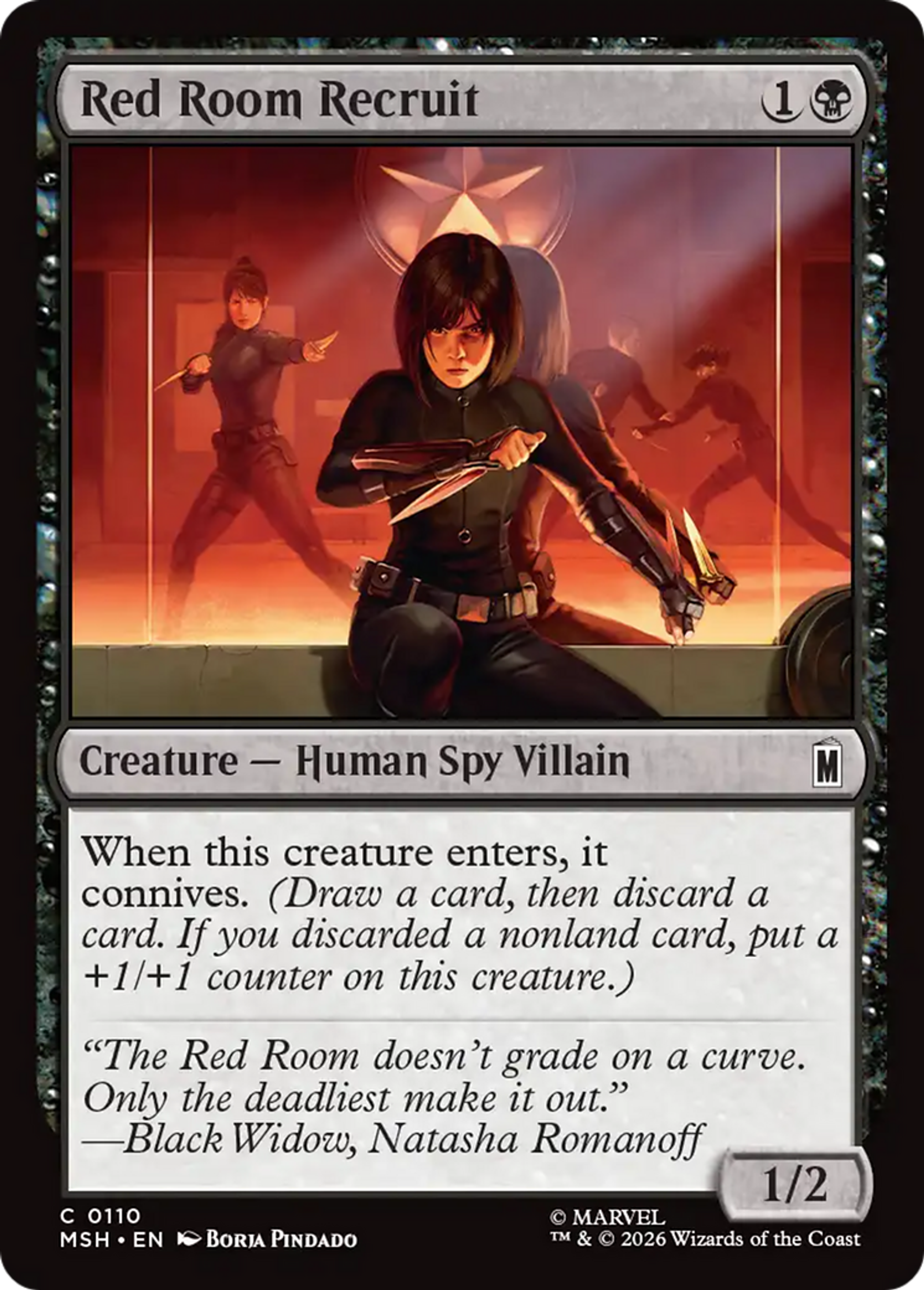 Red Room Recruit — Marvel Super Heroes — Magic: The Gathering