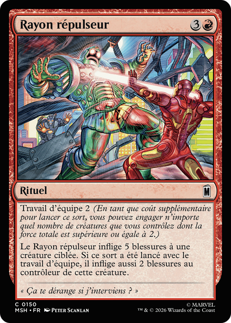 Rayon répulseur — Marvel Super Heroes — Magic: The Gathering