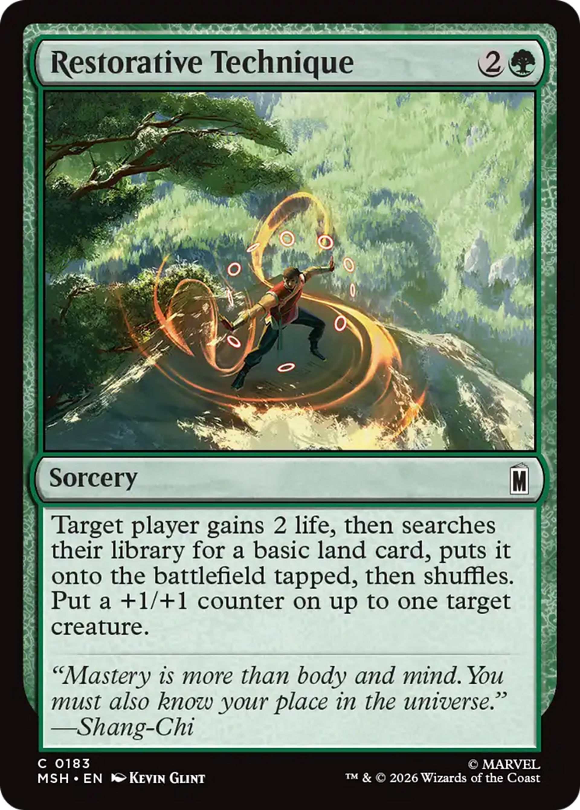 Technique régénérative — Marvel Super Heroes — Magic: The Gathering