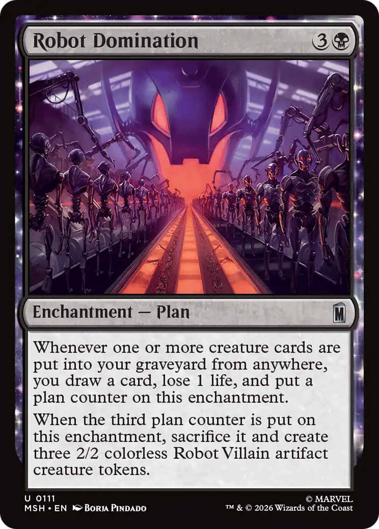 Robot Domination — Marvel Super Heroes — Magic: The Gathering