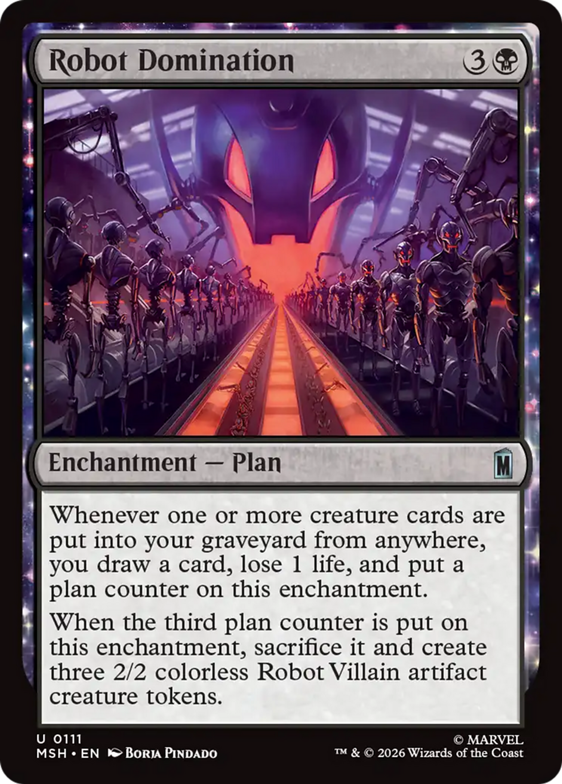 Robot Domination — Marvel Super Heroes — Magic: The Gathering