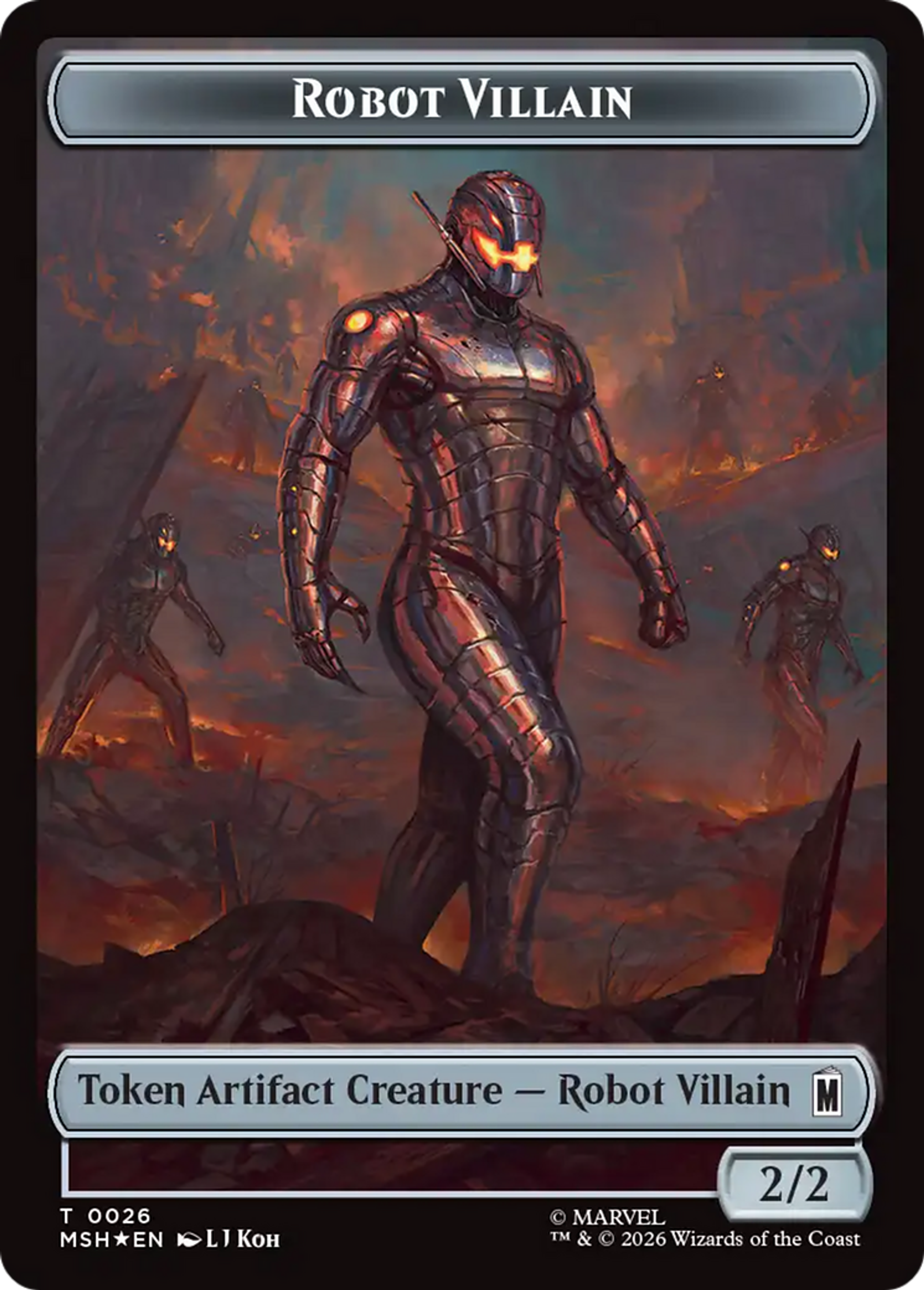 Robot Villain — Marvel Super Heroes — Magic: The Gathering