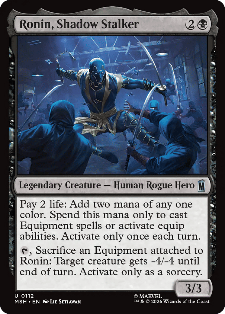 Ronin, Shadow Stalker — Marvel Super Heroes — Magic: The Gathering
