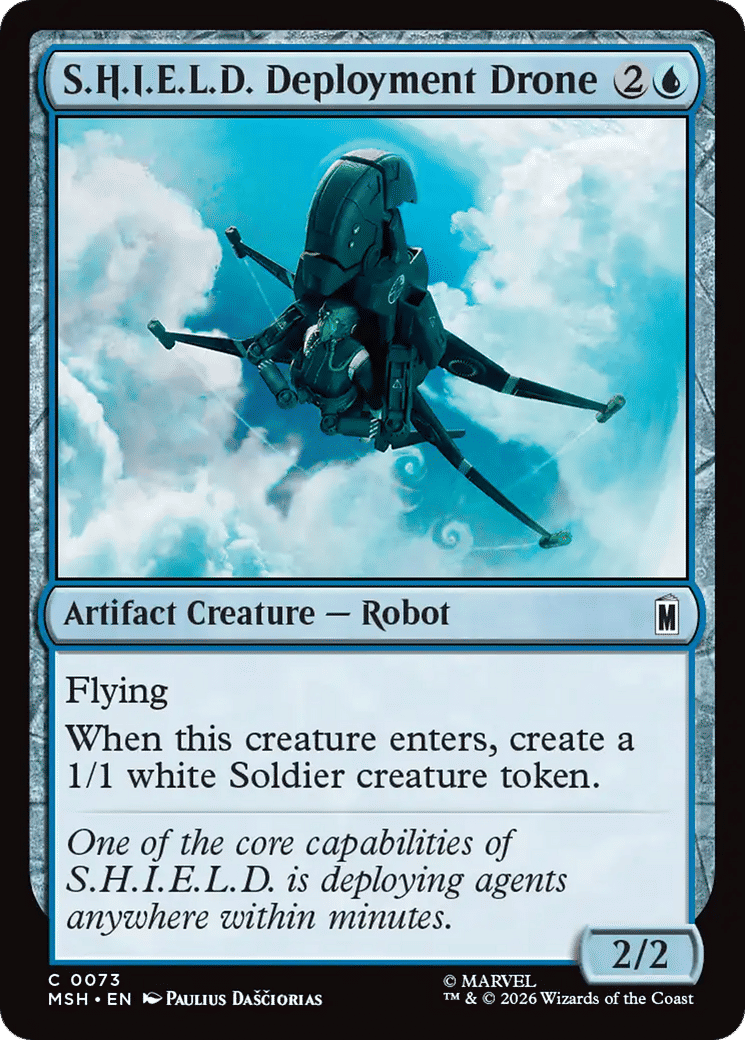 S.H.I.E.L.D. Deployment Drone — Marvel Super Heroes — Magic: The Gathering