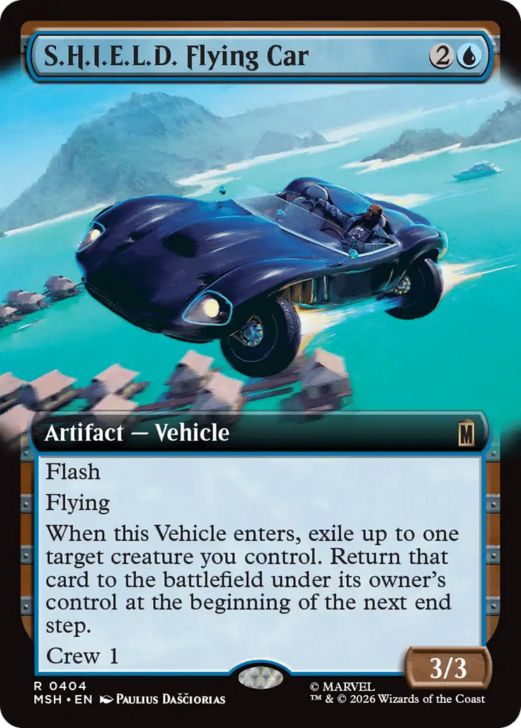 S.H.I.E.L.D. Flying Car — Marvel Super Heroes — Magic: The Gathering