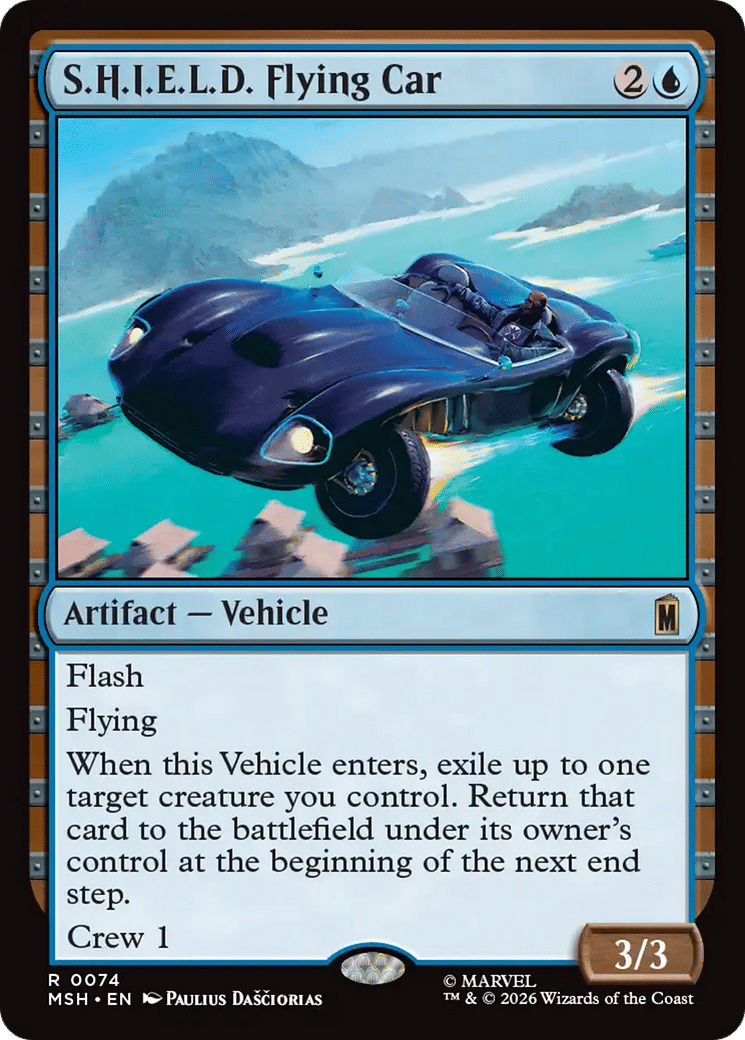 S.H.I.E.L.D. Flying Car — Marvel Super Heroes — Magic: The Gathering