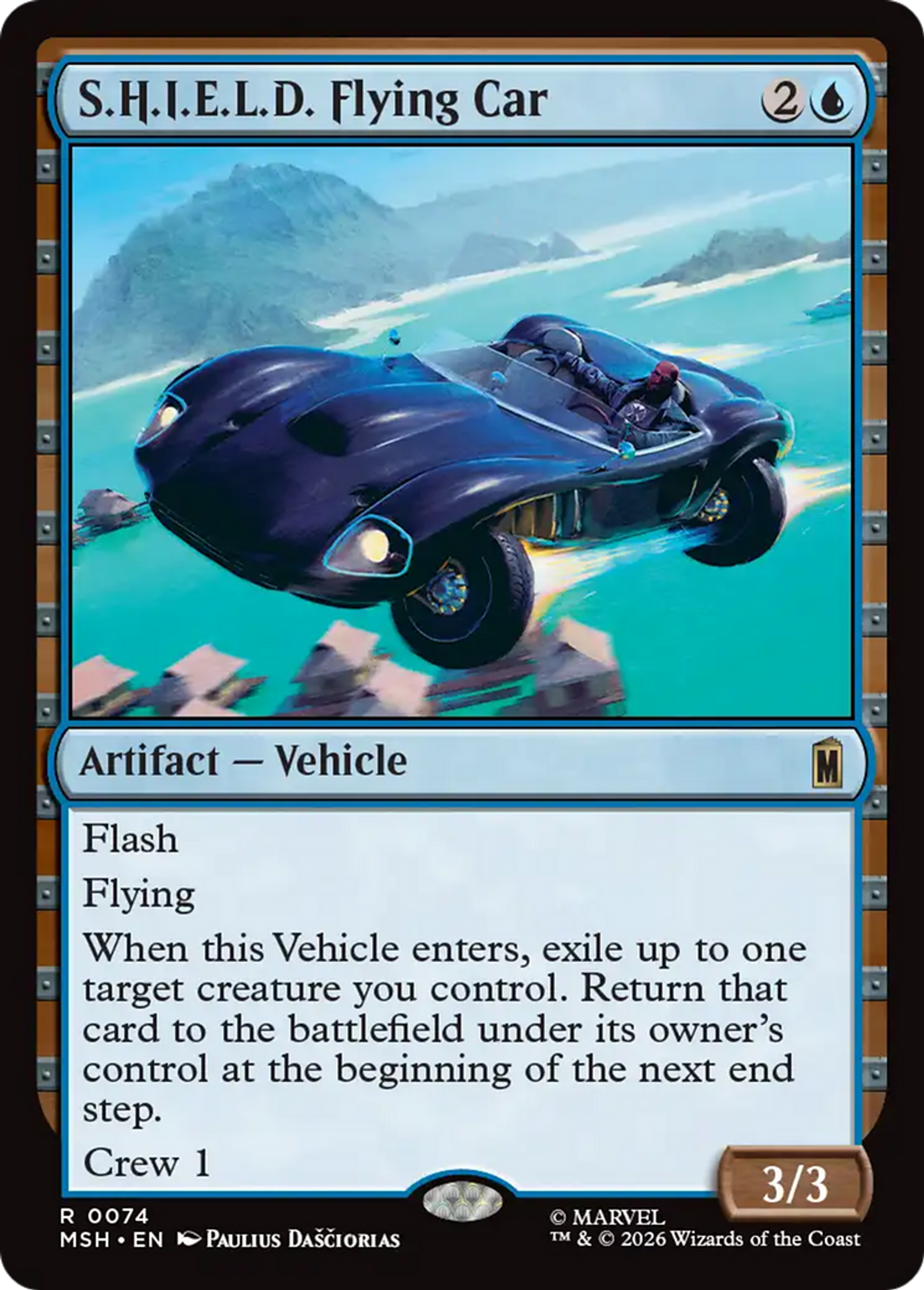 Voiture volante du S.H.I.E.L.D. — Marvel Super Heroes — Magic: The Gathering