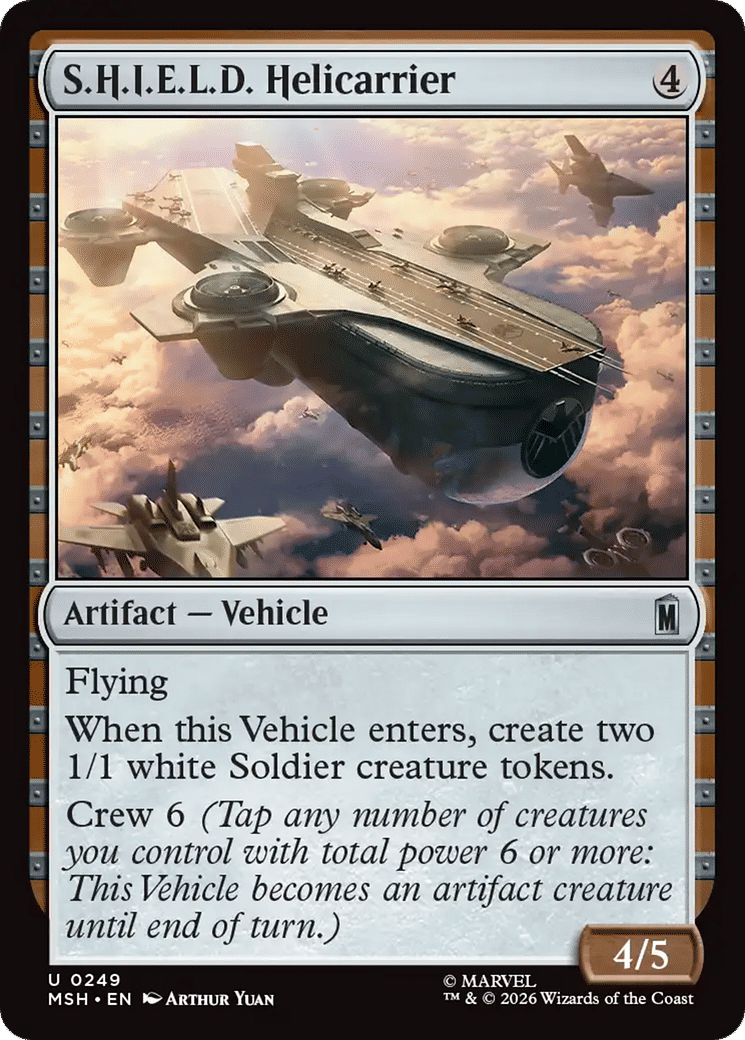 Héliporteur du S.H.I.E.L.D. — Marvel Super Heroes — Magic: The Gathering
