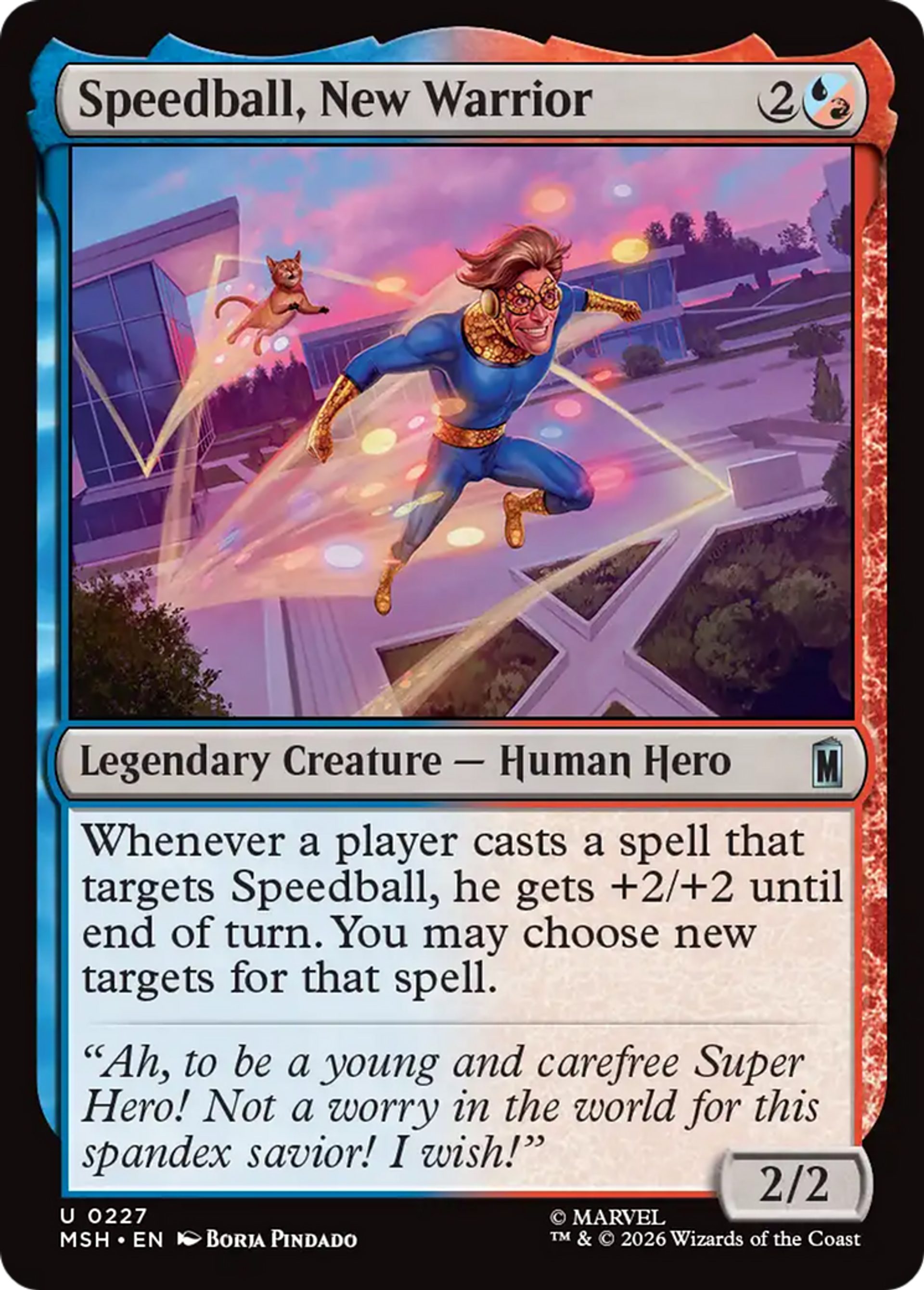 Speedball, New Warrior — Marvel Super Heroes — Magic: The Gathering