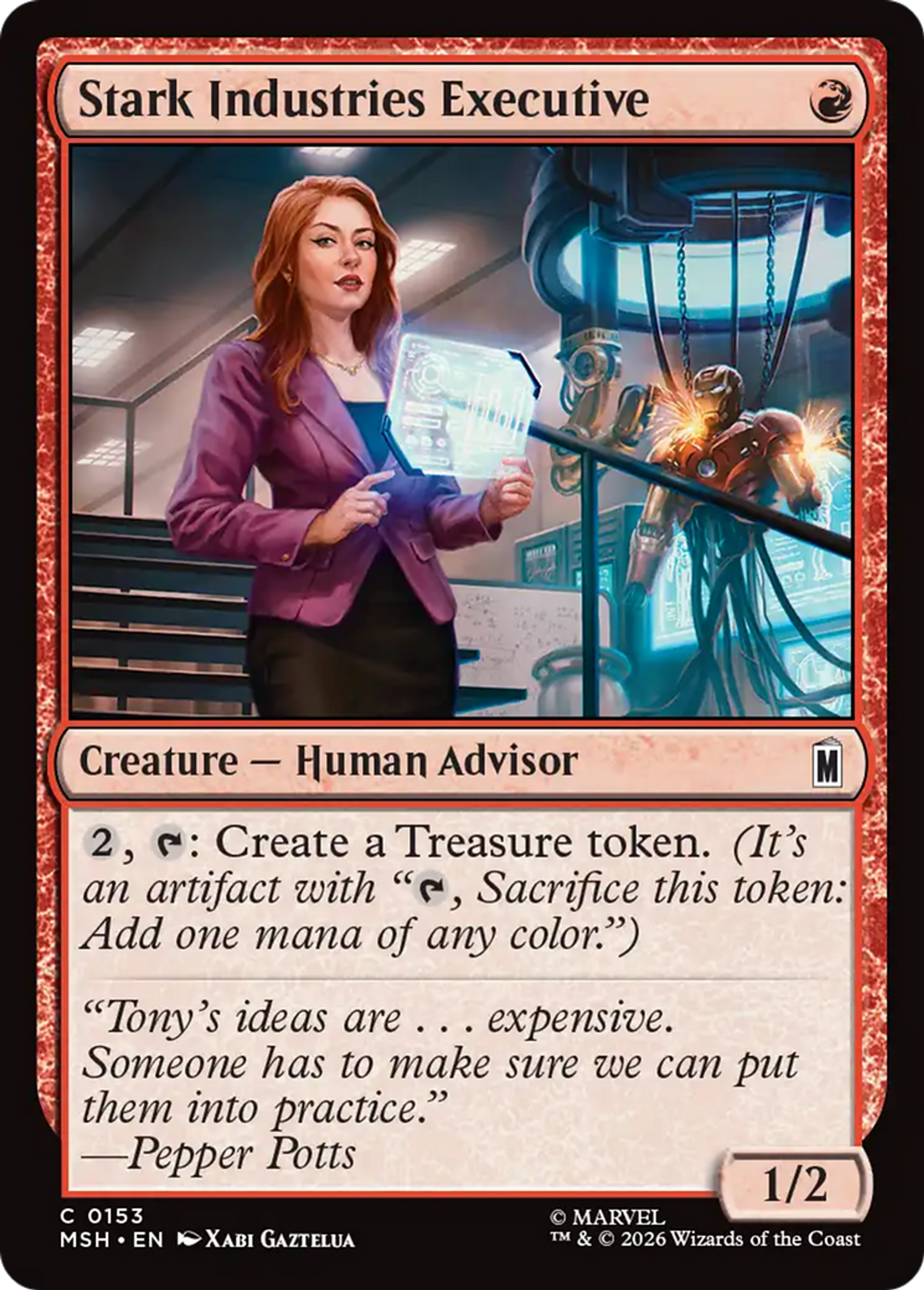 Stark Industries Executive — Marvel Super Heroes — Magic: The Gathering