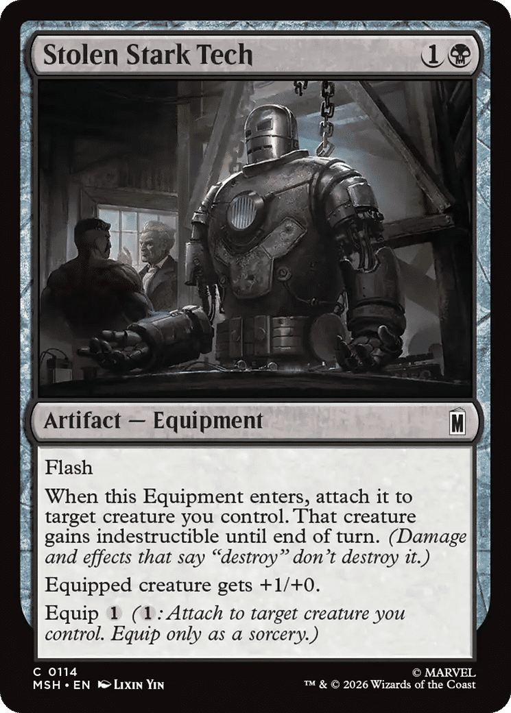 Stolen Stark Tech — Marvel Super Heroes — Magic: The Gathering
