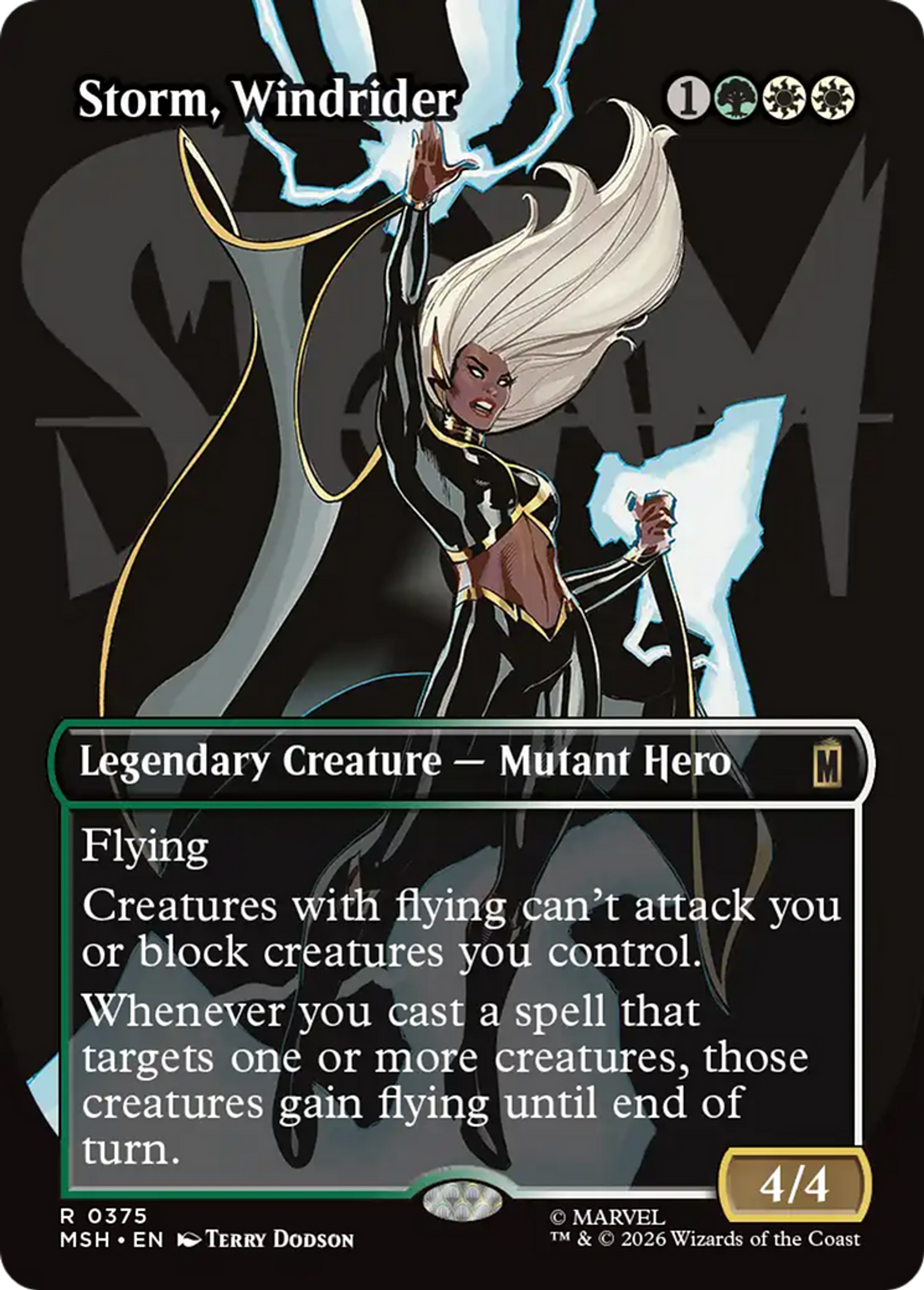 Storm, Windrider — Marvel Super Heroes — Magic: The Gathering
