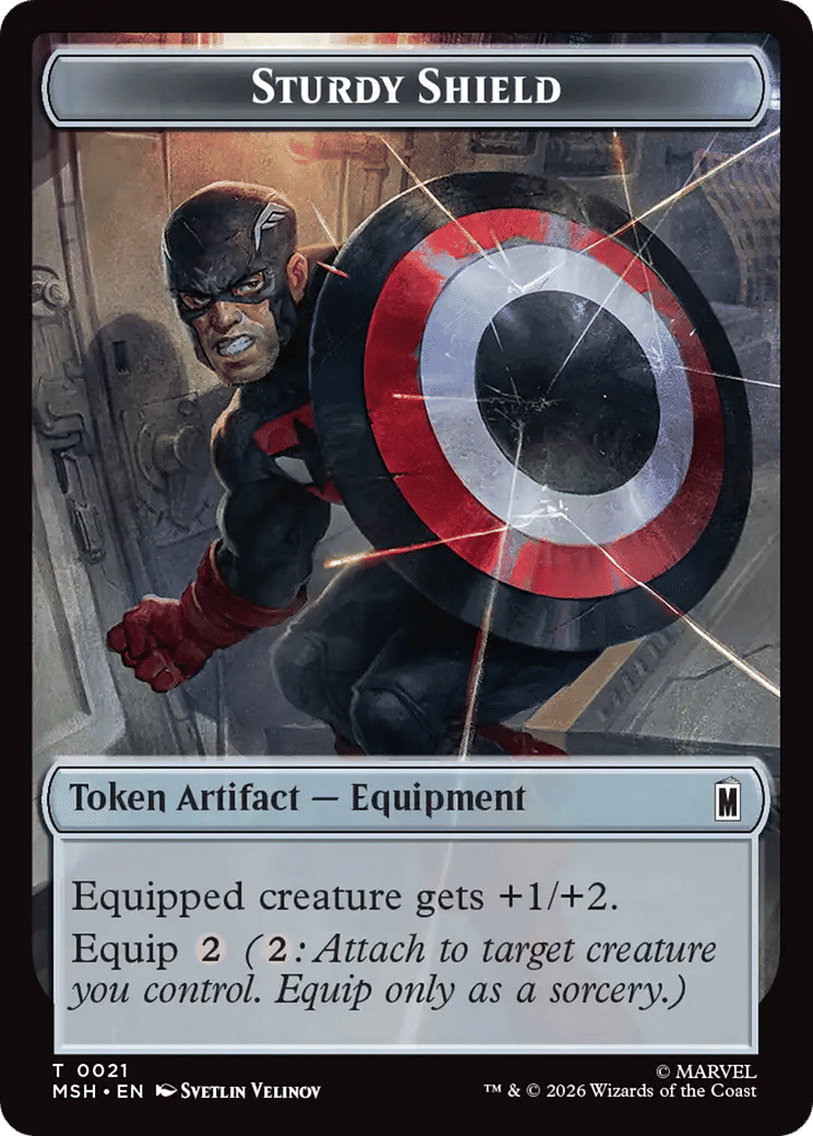 Sturdy Shield — Marvel Super Heroes — Magic: The Gathering