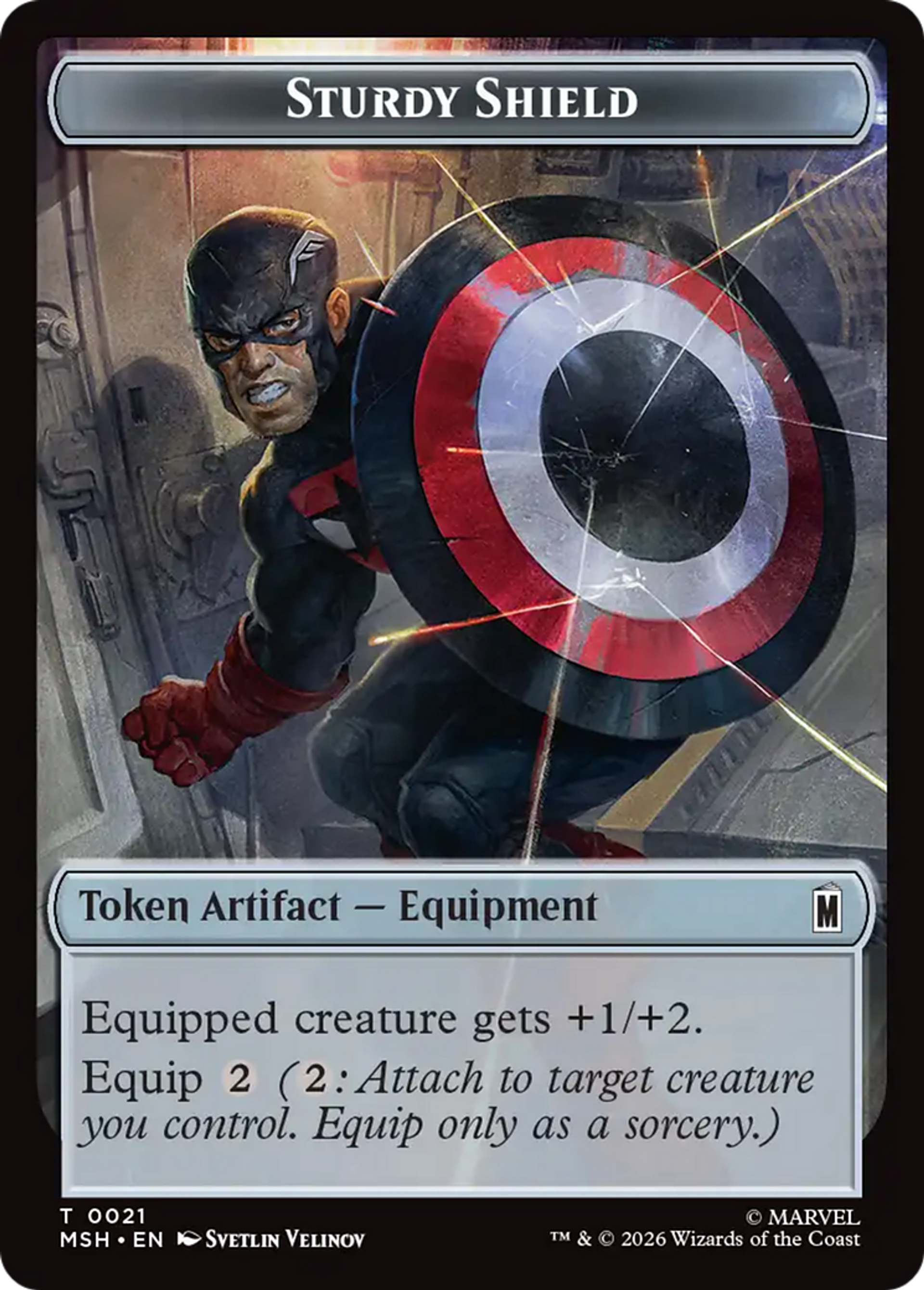 Sturdy Shield — Marvel Super Heroes — Magic: The Gathering