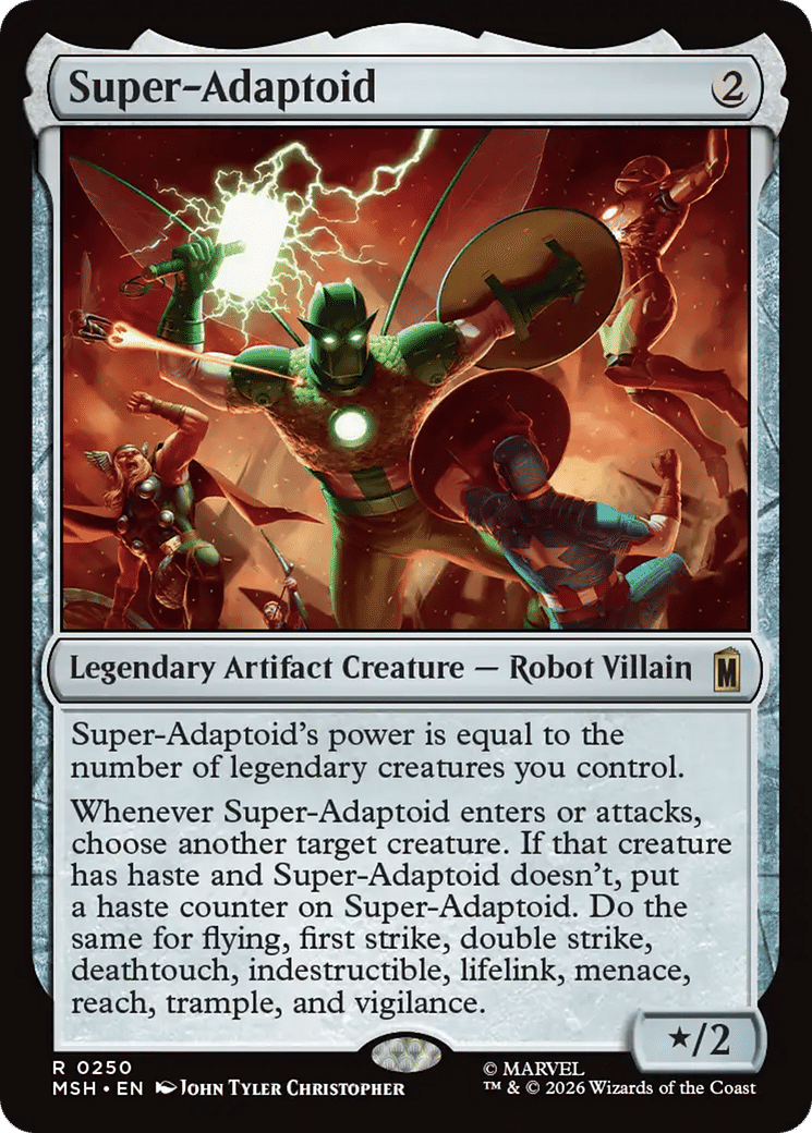 Super-Adaptoid — Marvel Super Heroes — Magic: The Gathering