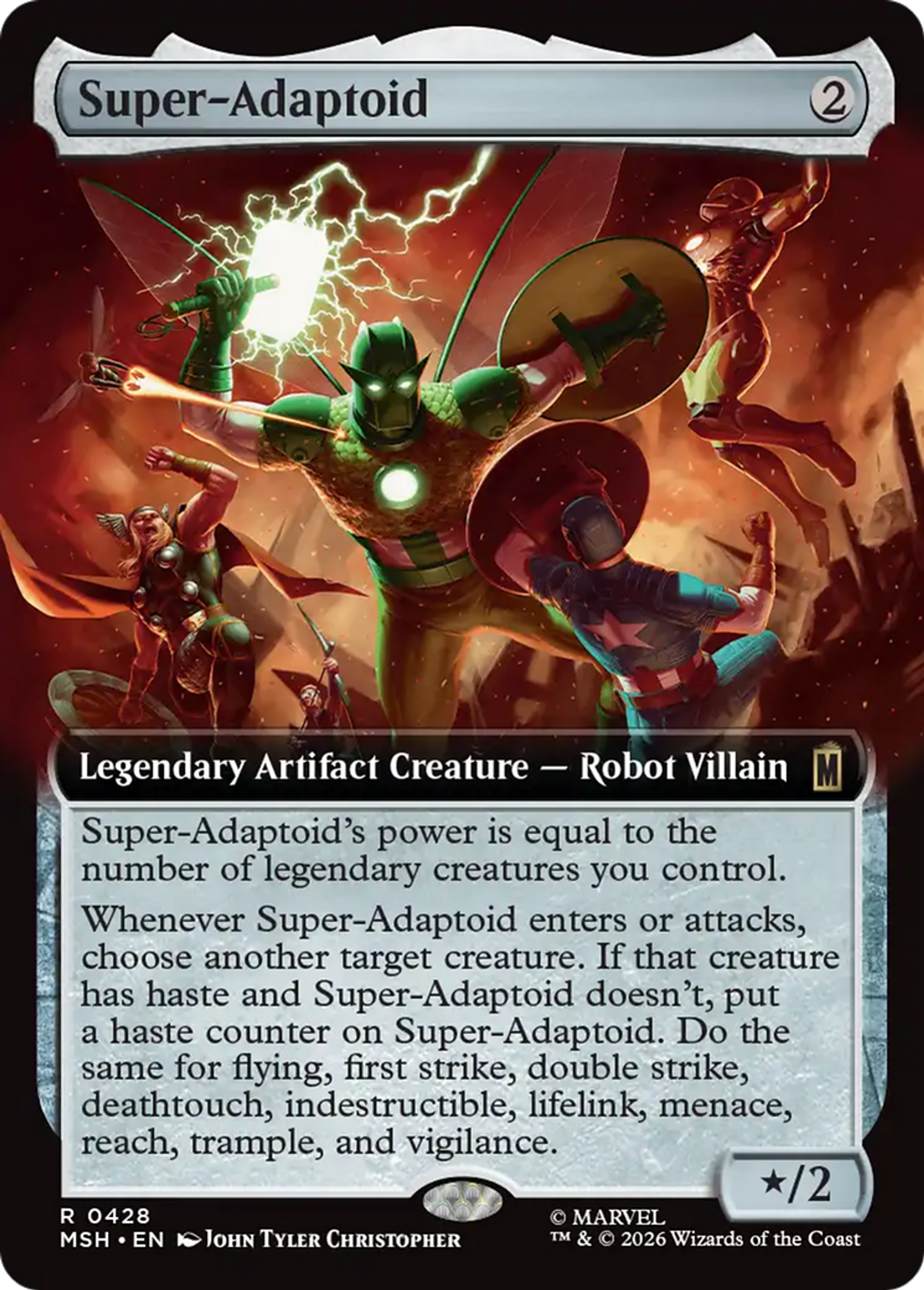 Super-Adaptoïde — Marvel Super Heroes — Magic: The Gathering