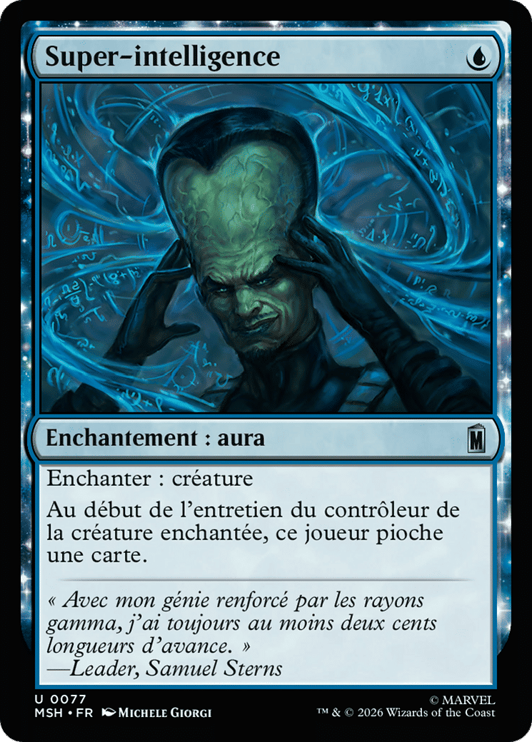 Super-intelligence — Marvel Super Heroes — Magic: The Gathering