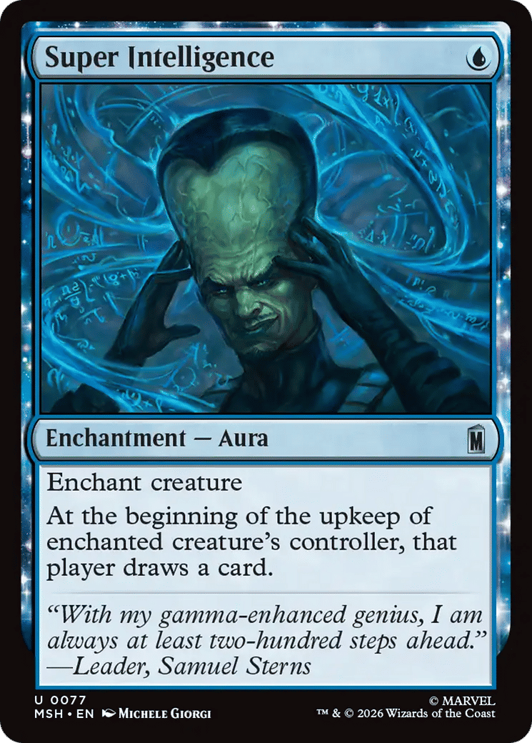 Super Intelligence — Marvel Super Heroes — Magic: The Gathering