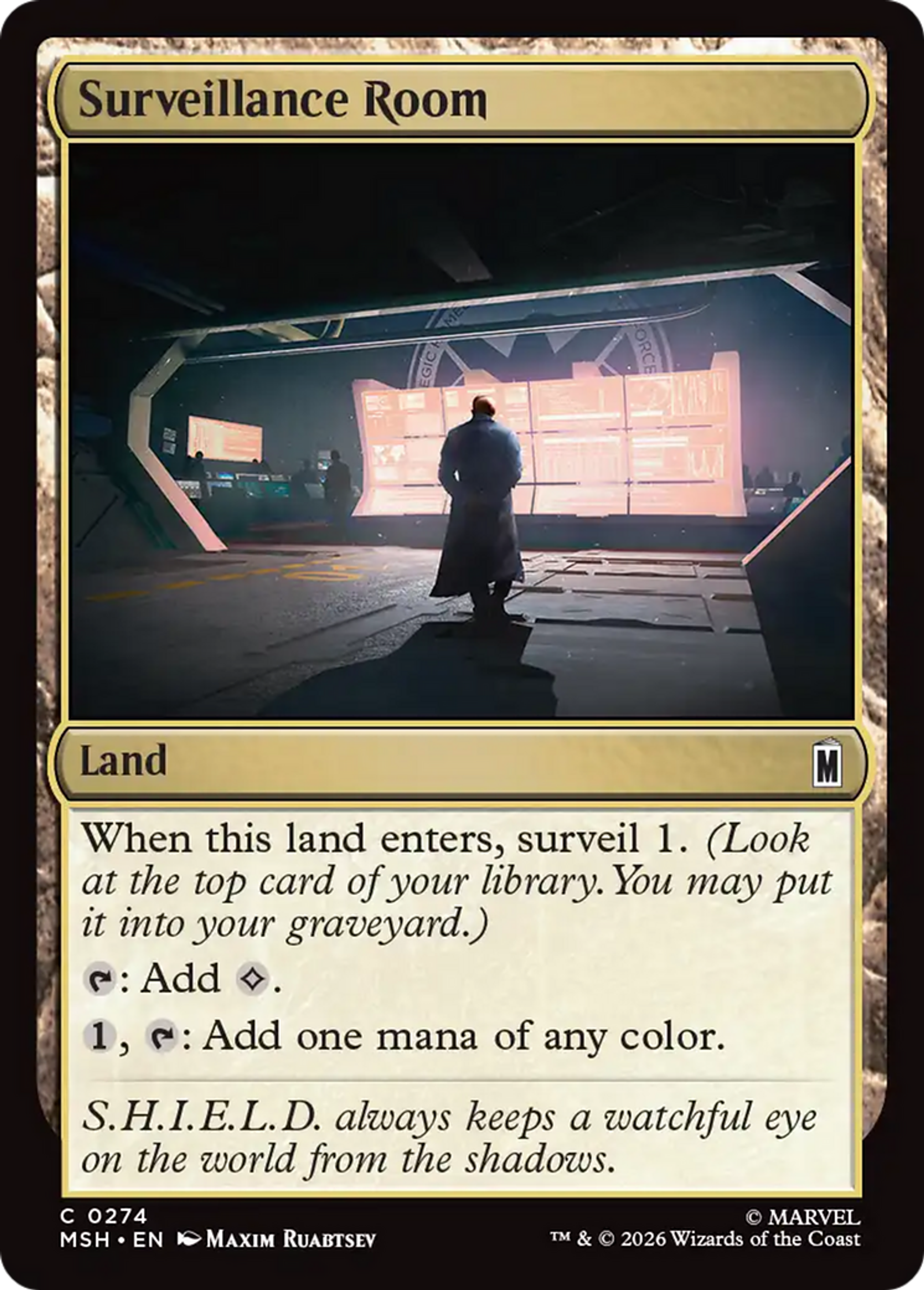 Surveillance Room — Marvel Super Heroes — Magic: The Gathering