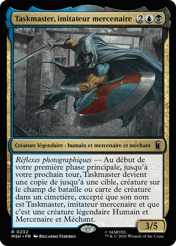 Taskmaster, imitateur mercenaire — Marvel Super Heroes — Magic: The Gathering