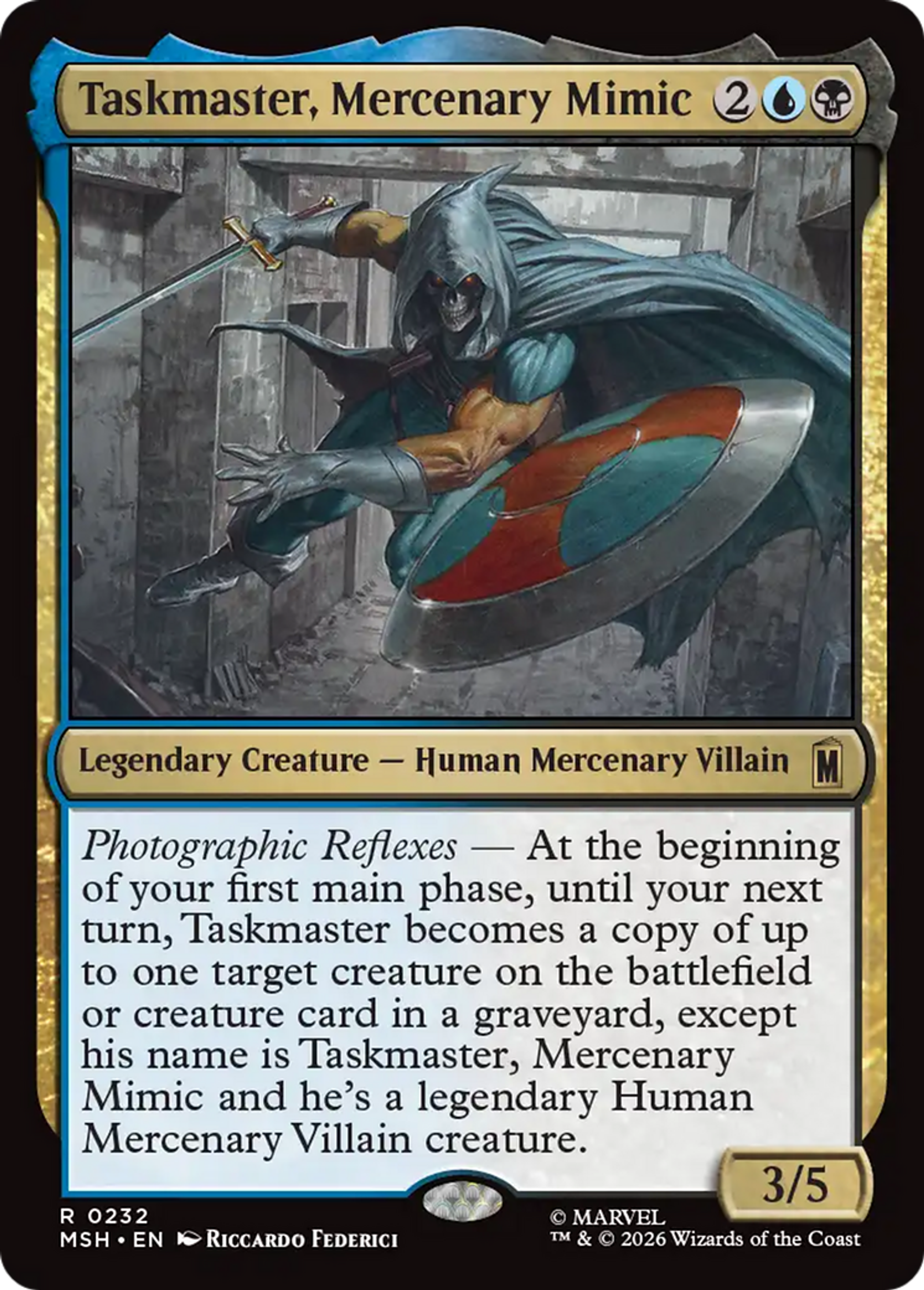 Taskmaster, imitateur mercenaire — Marvel Super Heroes — Magic: The Gathering