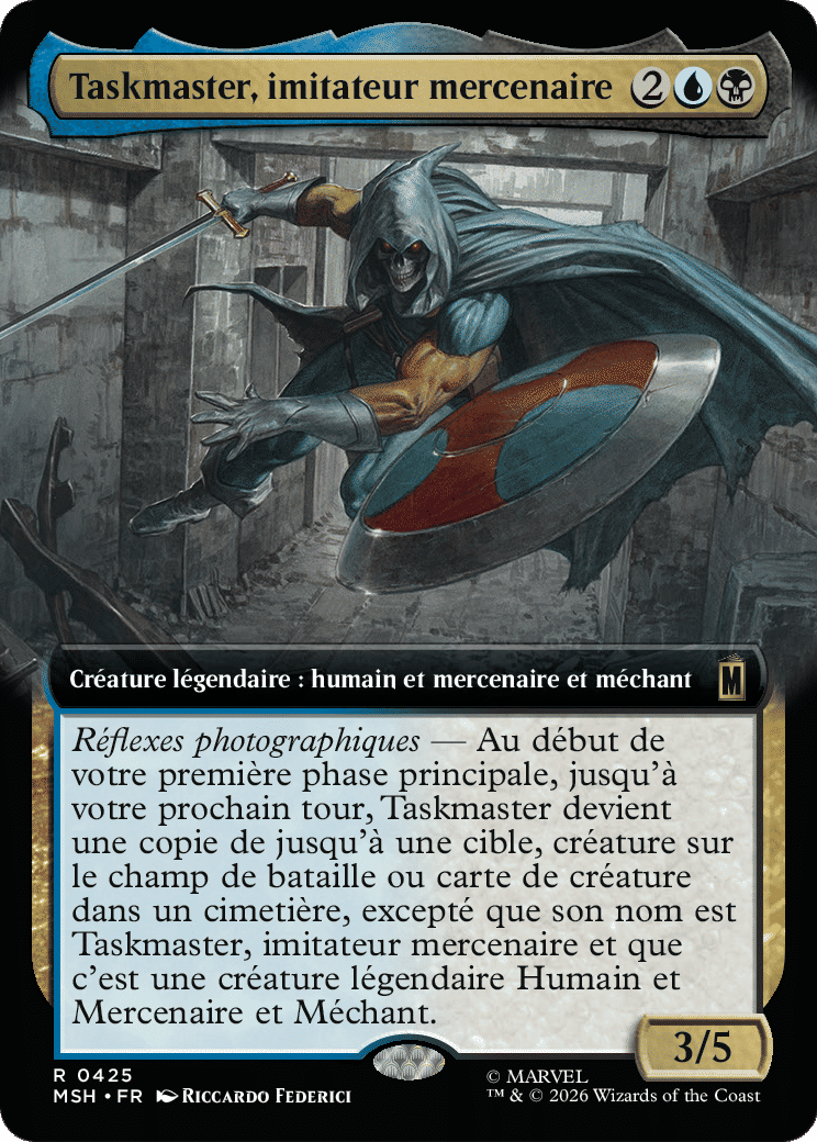 Taskmaster, imitateur mercenaire — Marvel Super Heroes — Magic: The Gathering
