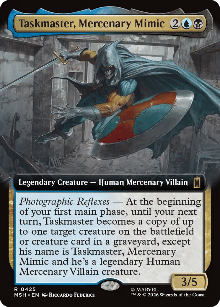 Taskmaster, Mercenary Mimic — Marvel Super Heroes — Magic: The Gathering