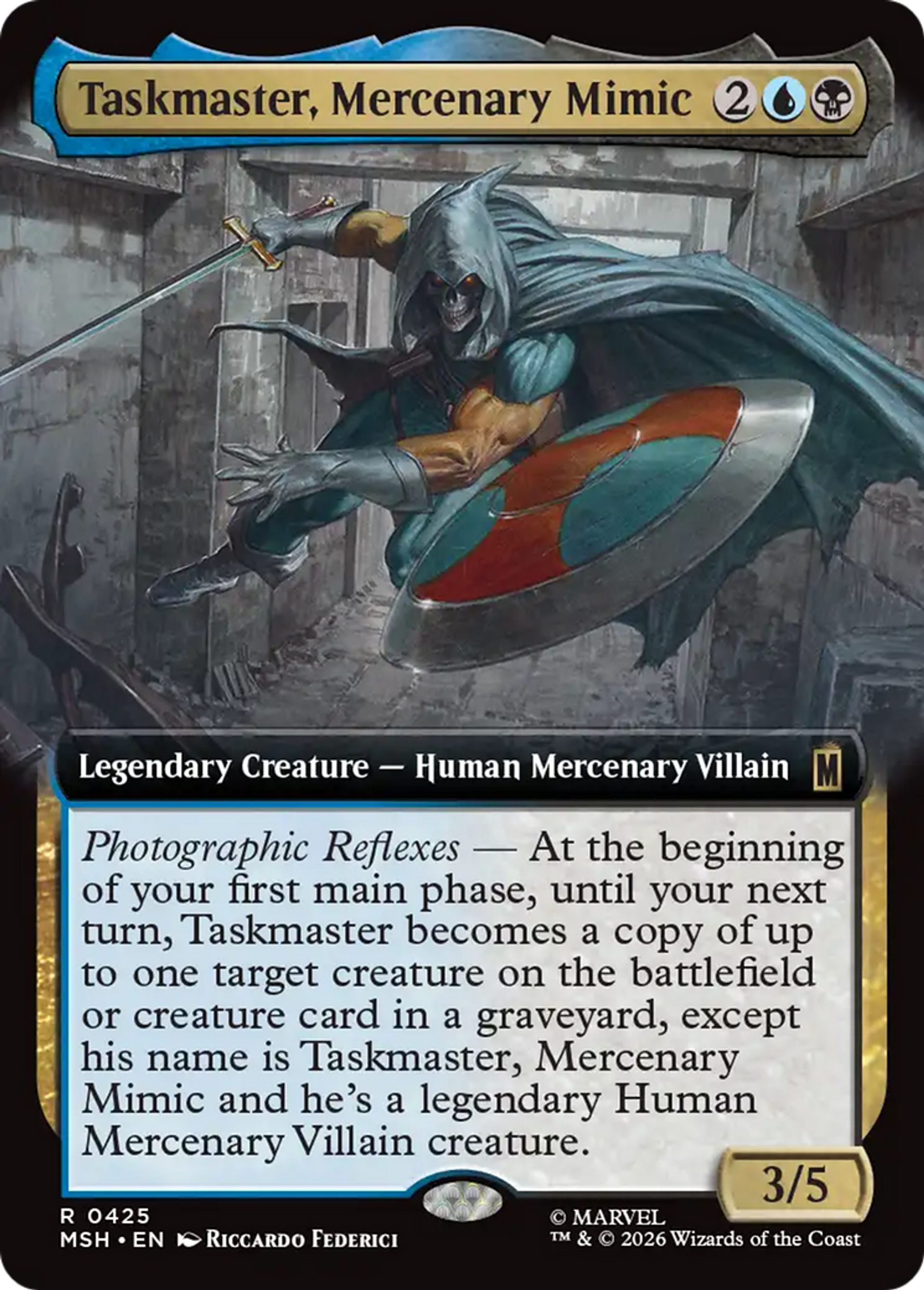 Taskmaster, imitateur mercenaire — Marvel Super Heroes — Magic: The Gathering