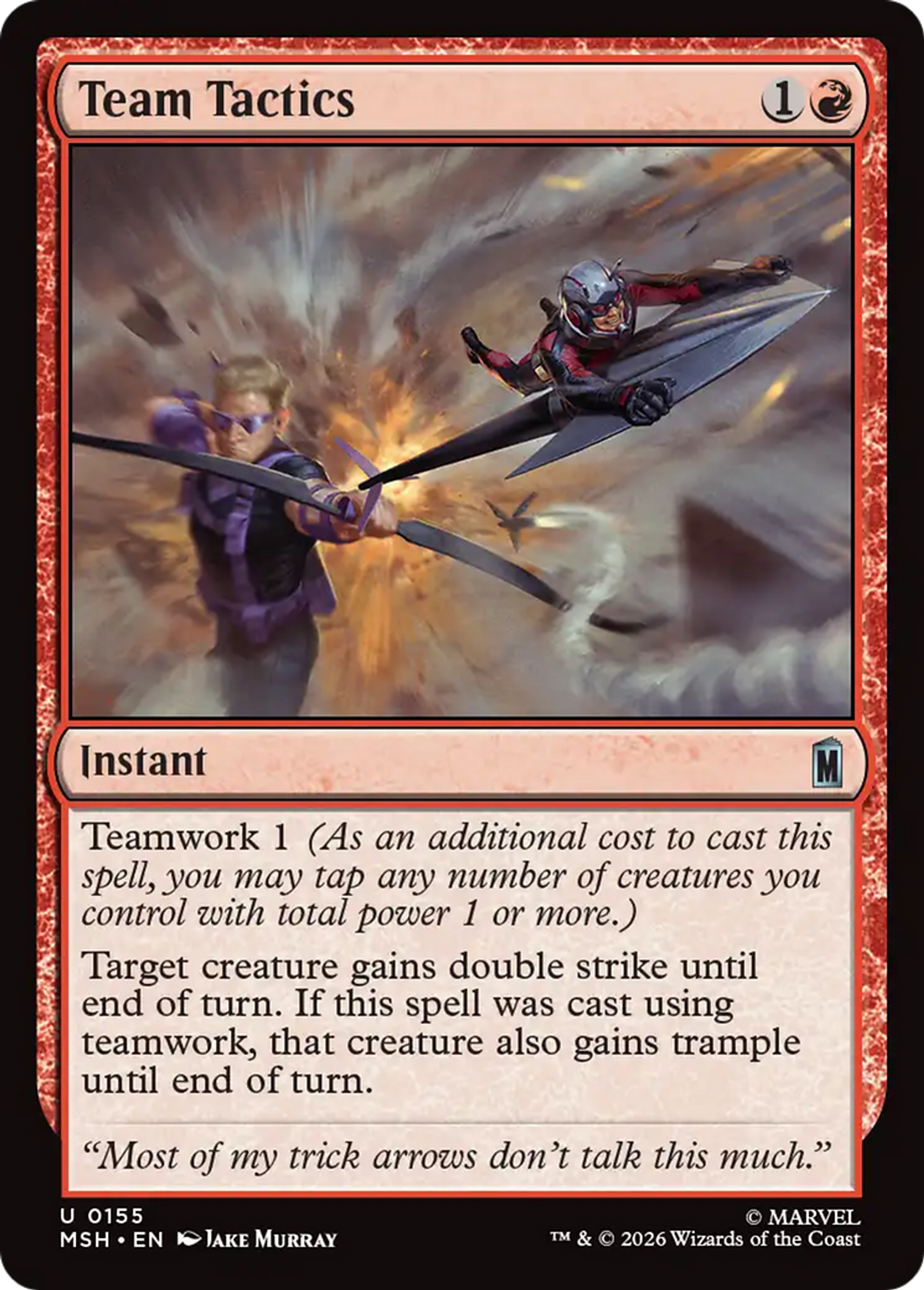 Tactique d'équipe — Marvel Super Heroes — Magic: The Gathering