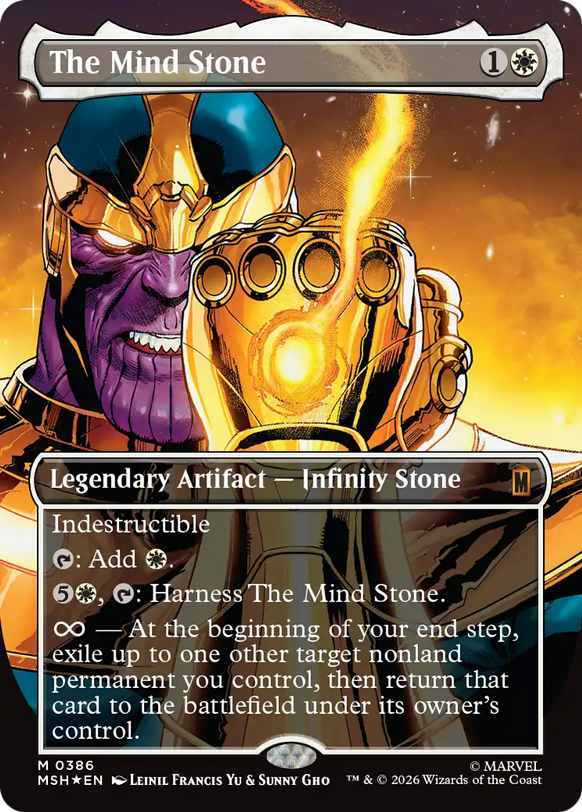 The Mind Stone — Marvel Super Heroes — Magic: The Gathering