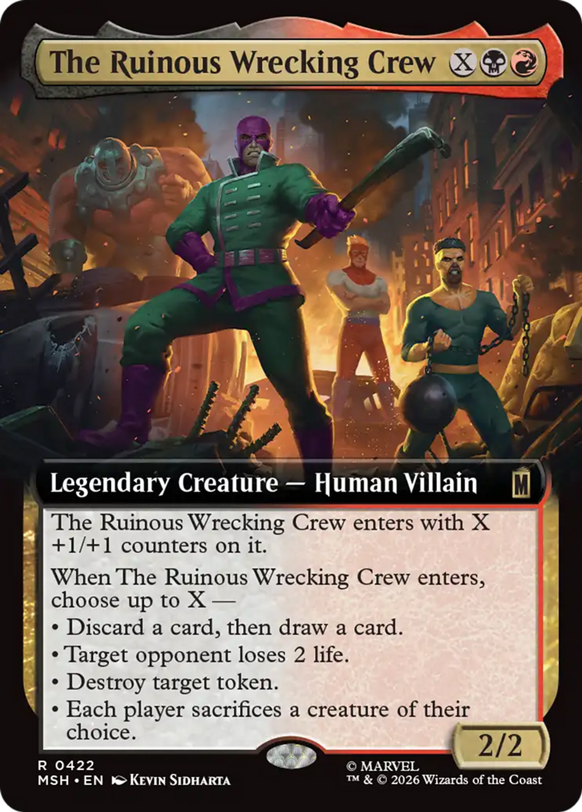 Les désastreux Démolisseurs — Marvel Super Heroes — Magic: The Gathering