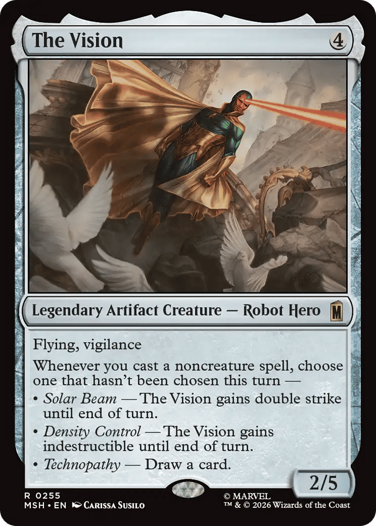 The Vision — Marvel Super Heroes — Magic: The Gathering