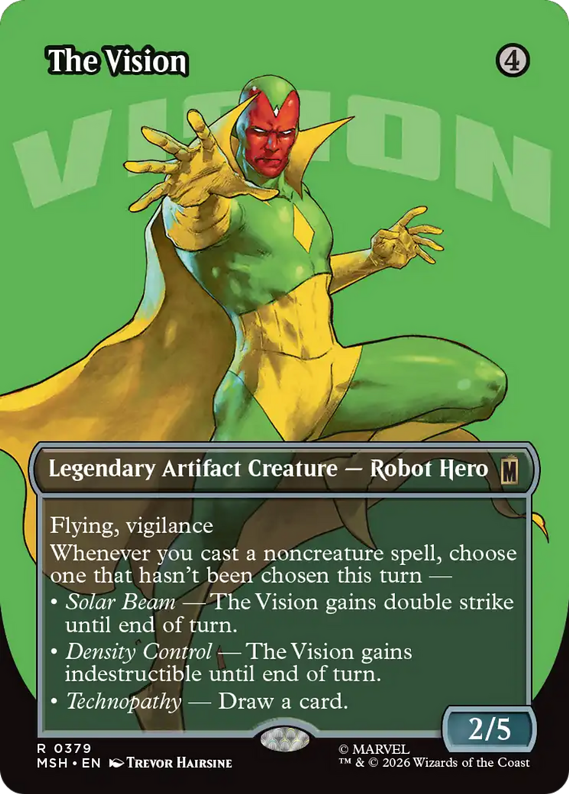 The Vision — Marvel Super Heroes — Magic: The Gathering