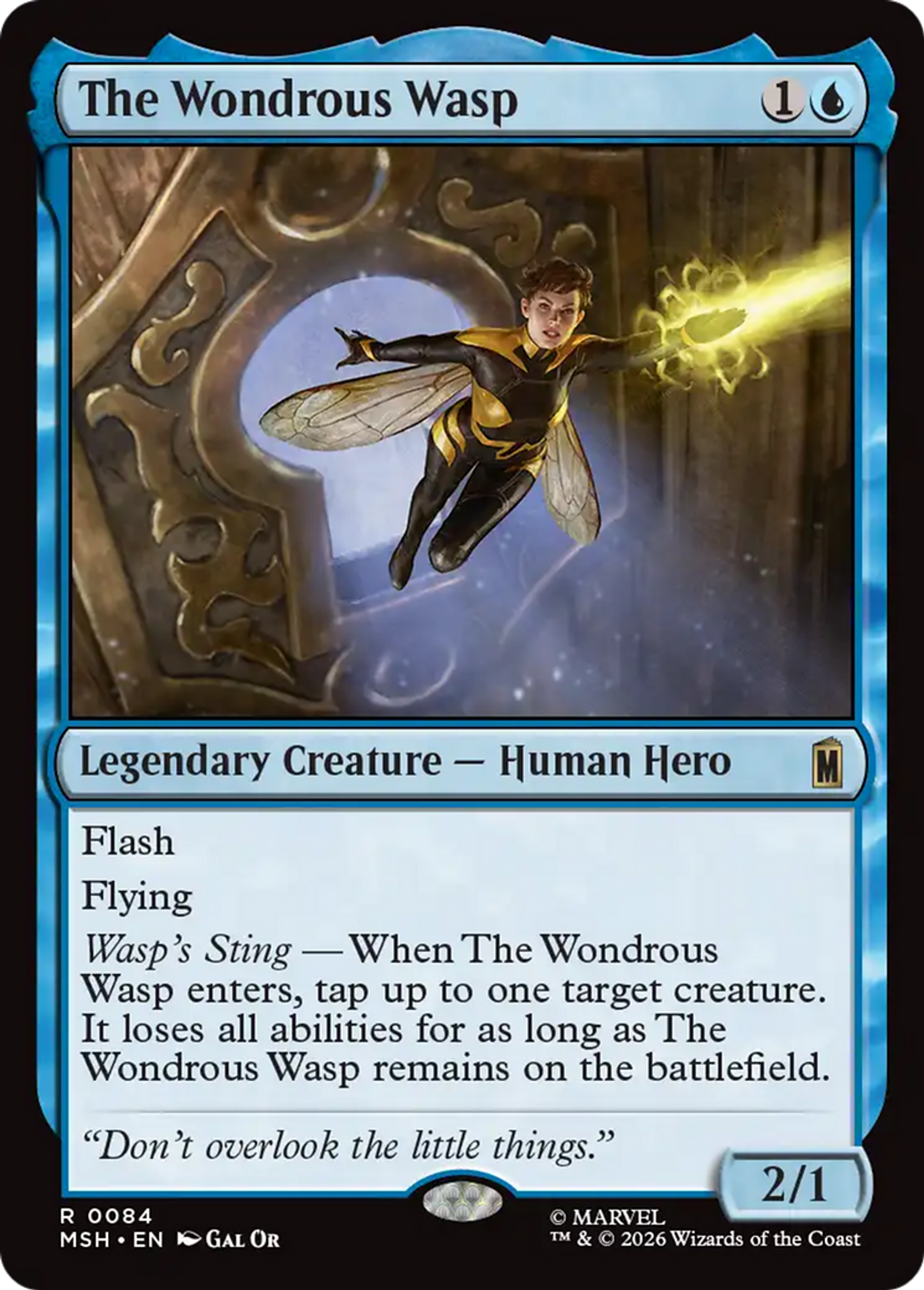 The Wondrous Wasp — Marvel Super Heroes — Magic: The Gathering