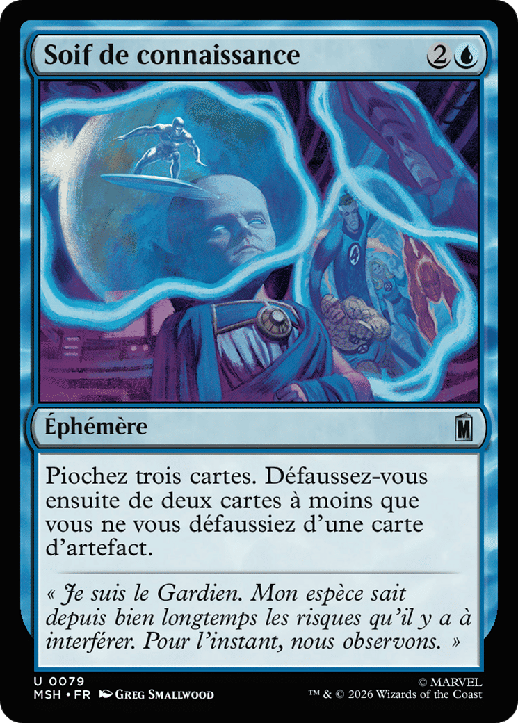 Soif de connaissance — Marvel Super Heroes — Magic: The Gathering
