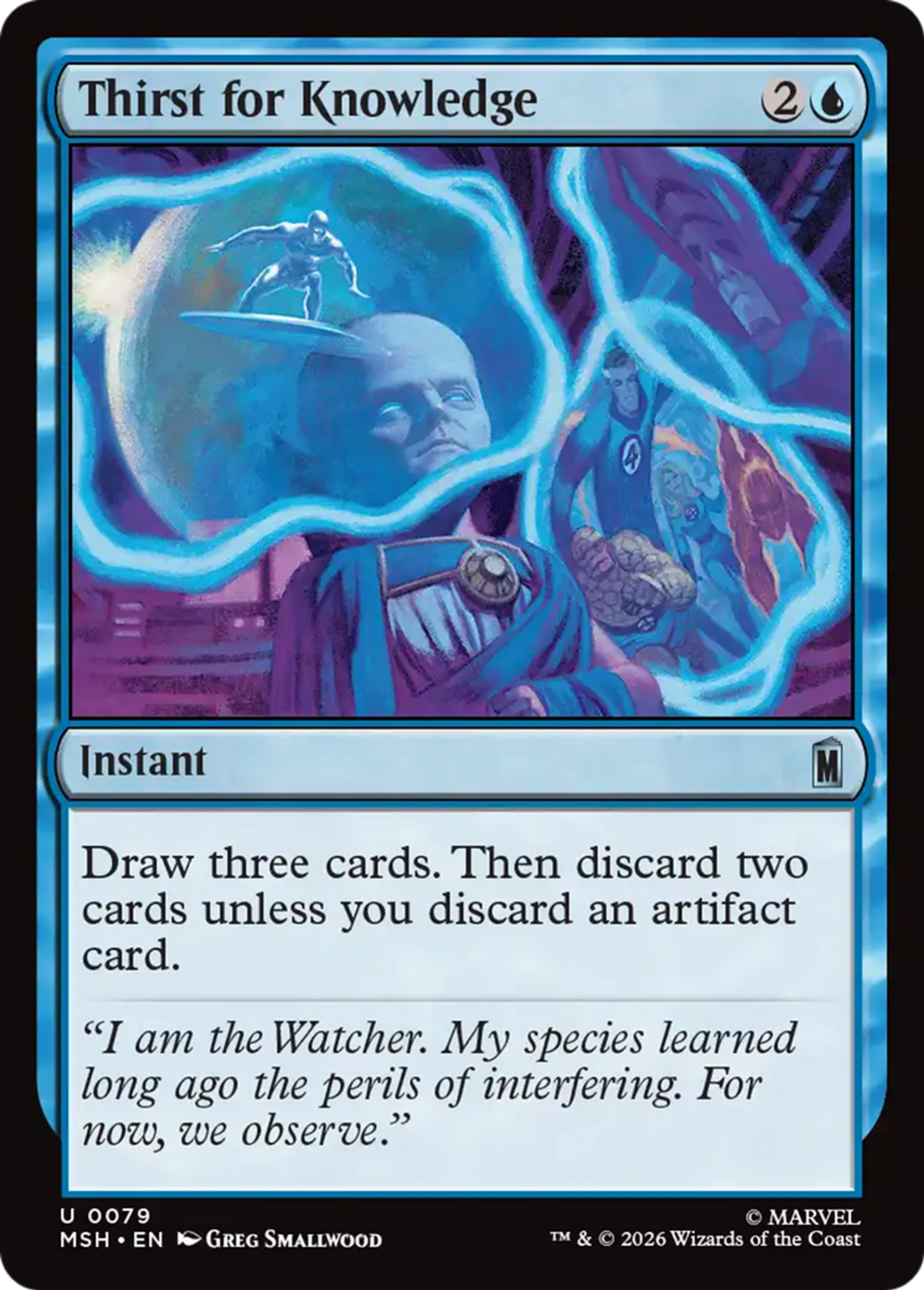 Soif de connaissance — Marvel Super Heroes — Magic: The Gathering