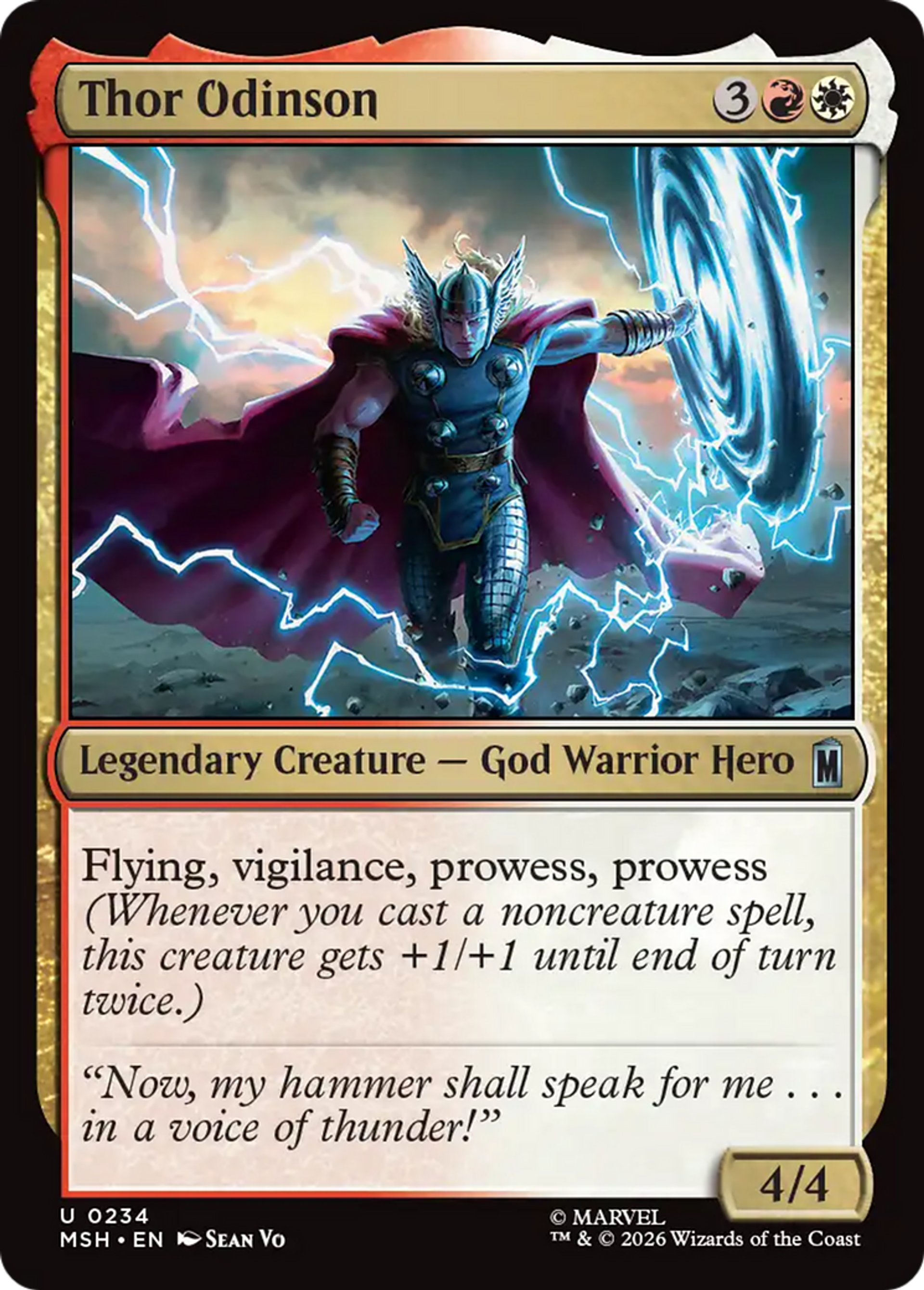 Thor Odinson — Marvel Super Heroes — Magic: The Gathering