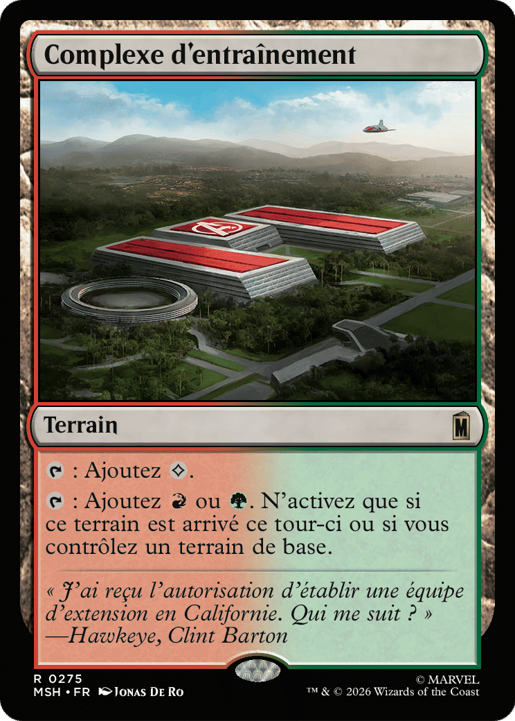 Complexe d'entraînement — Marvel Super Heroes — Magic: The Gathering