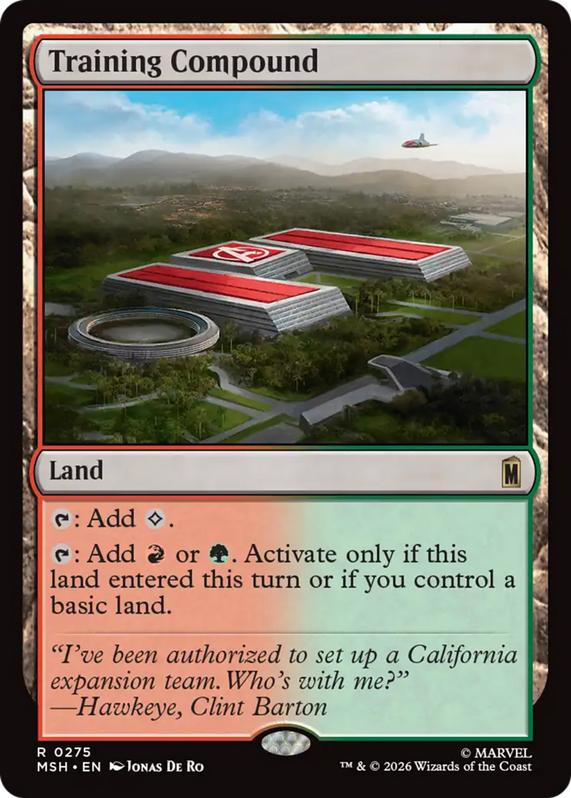 Training Compound — Marvel Super Heroes — Magic: The Gathering
