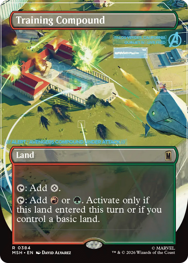 Training Compound — Marvel Super Heroes — Magic: The Gathering