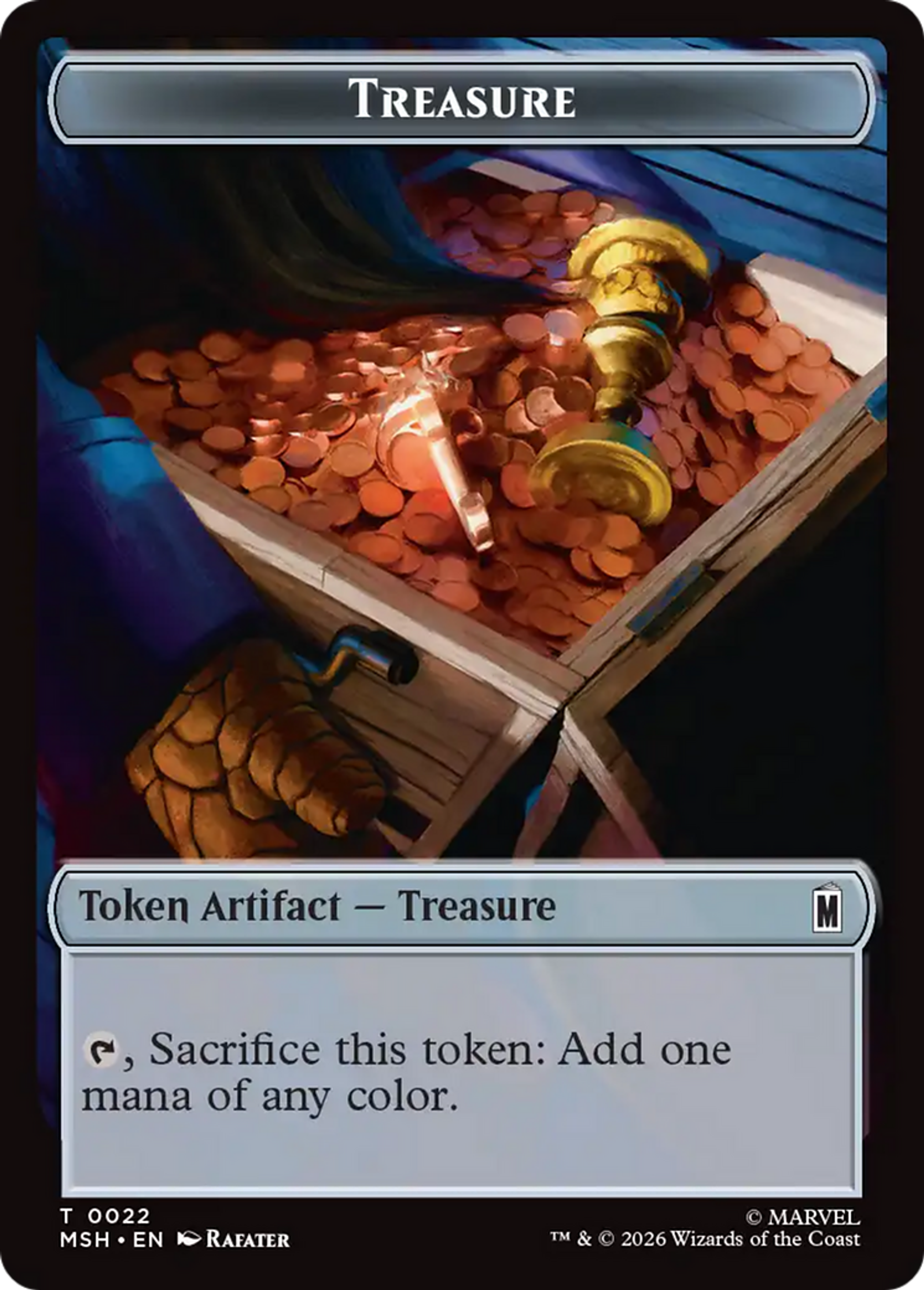 Treasure — Marvel Super Heroes — Magic: The Gathering