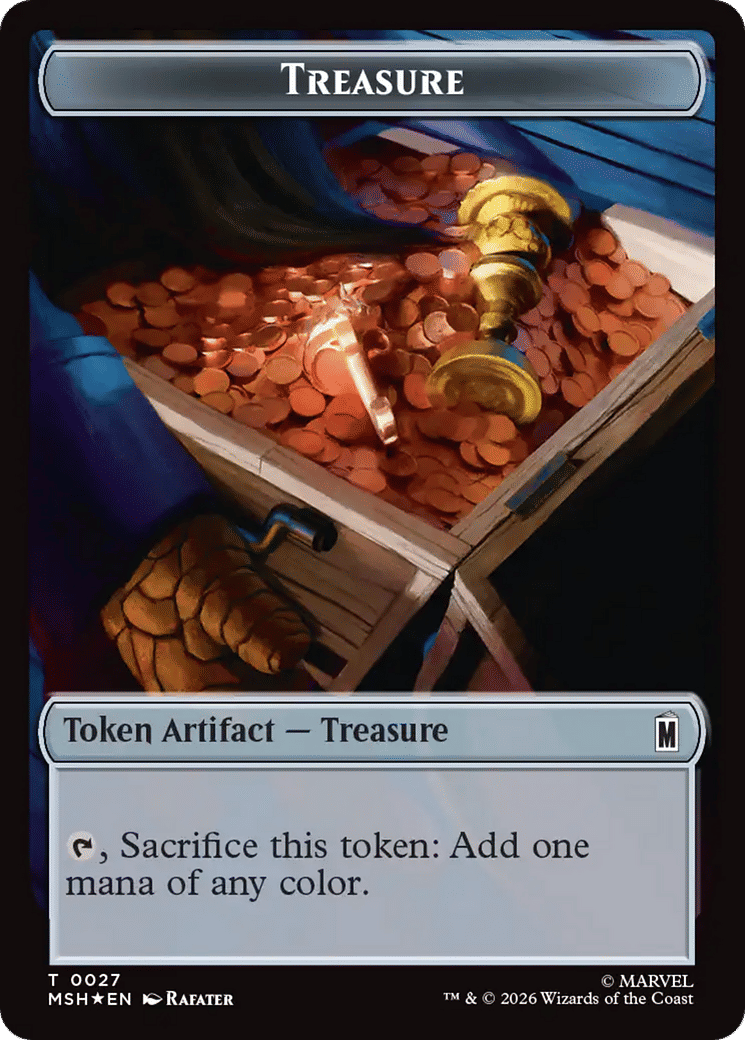 Treasure — Marvel Super Heroes — Magic: The Gathering