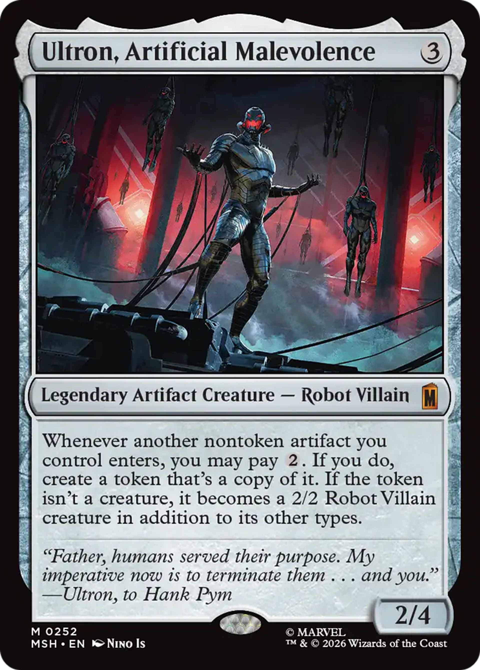 Ultron, malveillance artificielle — Marvel Super Heroes — Magic: The Gathering