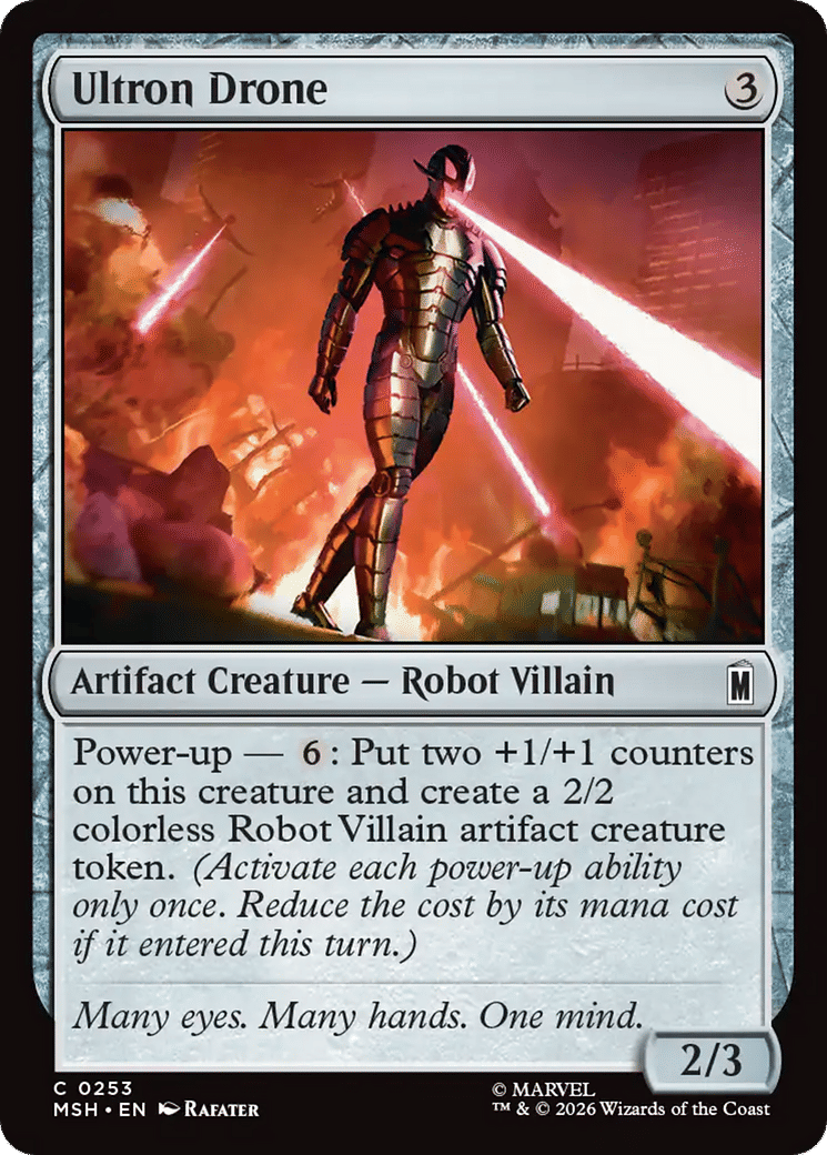Drone d'Ultron — Marvel Super Heroes — Magic: The Gathering